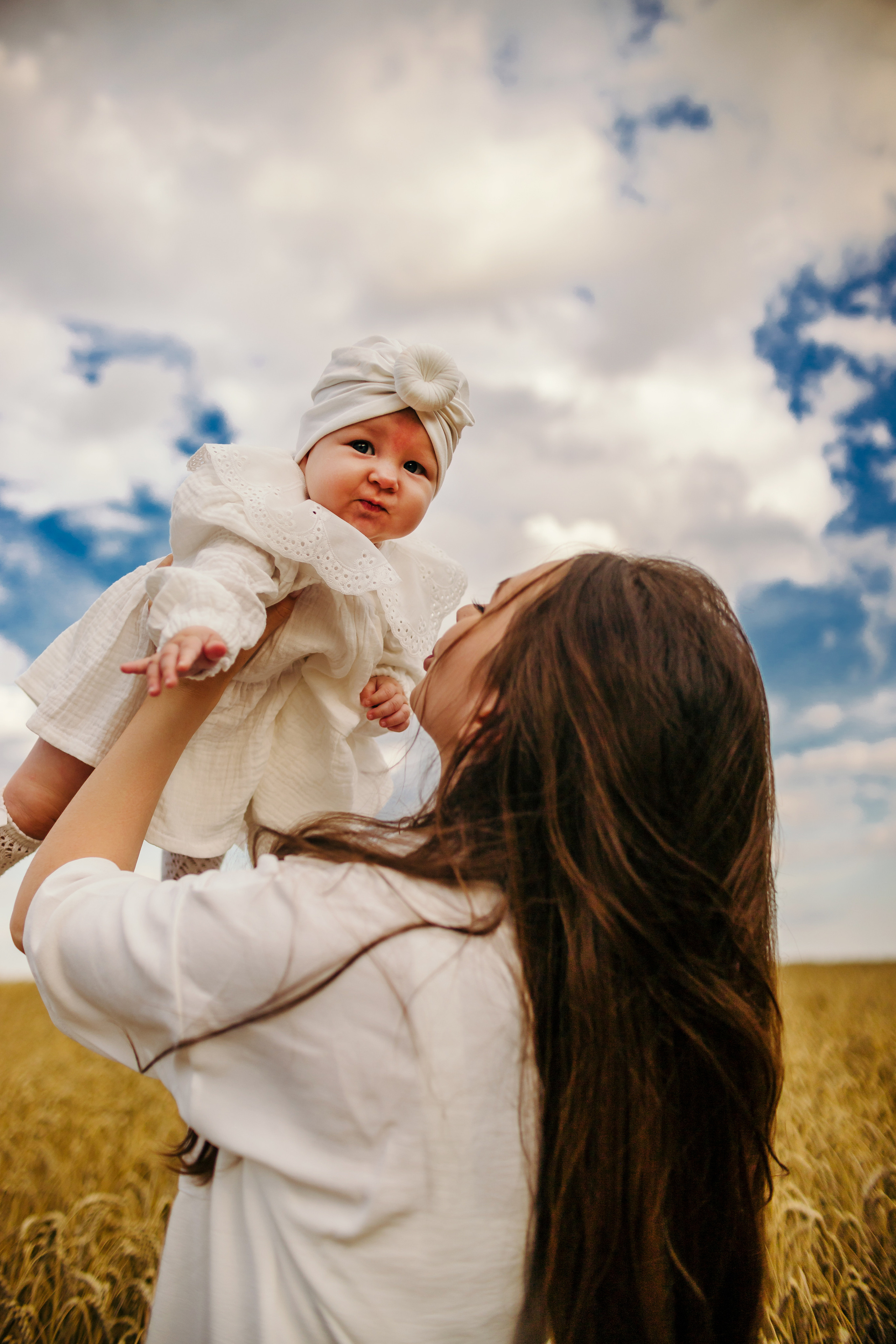 Трое в пшенице. Семейный фотограф в Рязани Харламова Влада