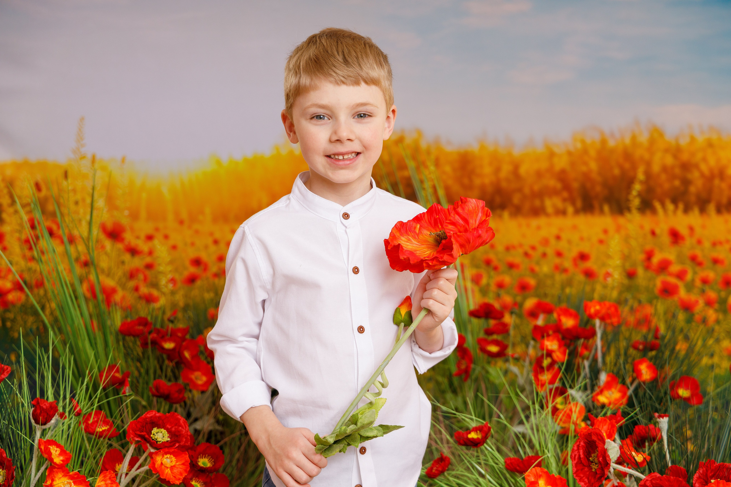 Маки. Детская фотостудия Москва