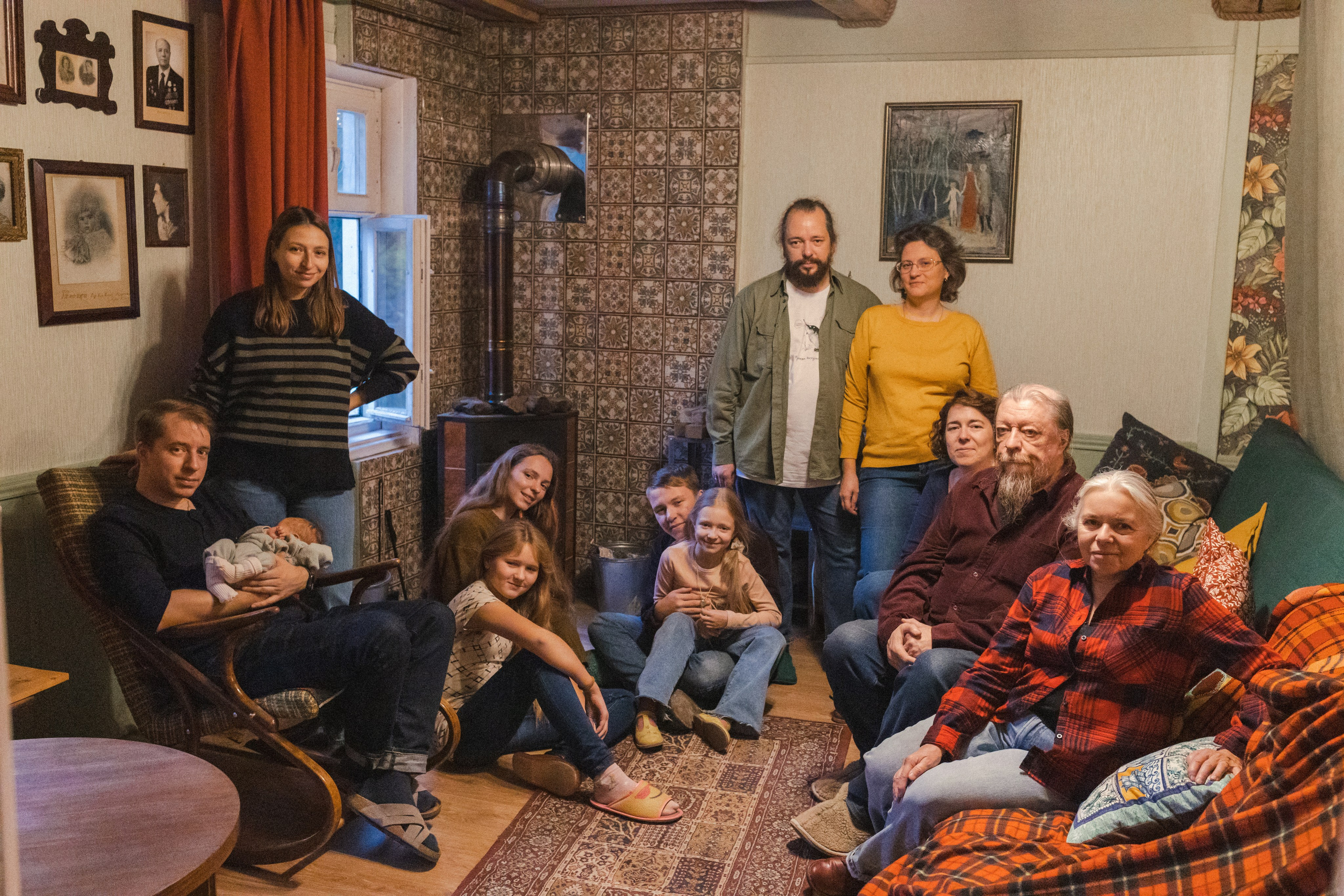 Five o'clock (история большой семьи). Семейный фотограф в Москве