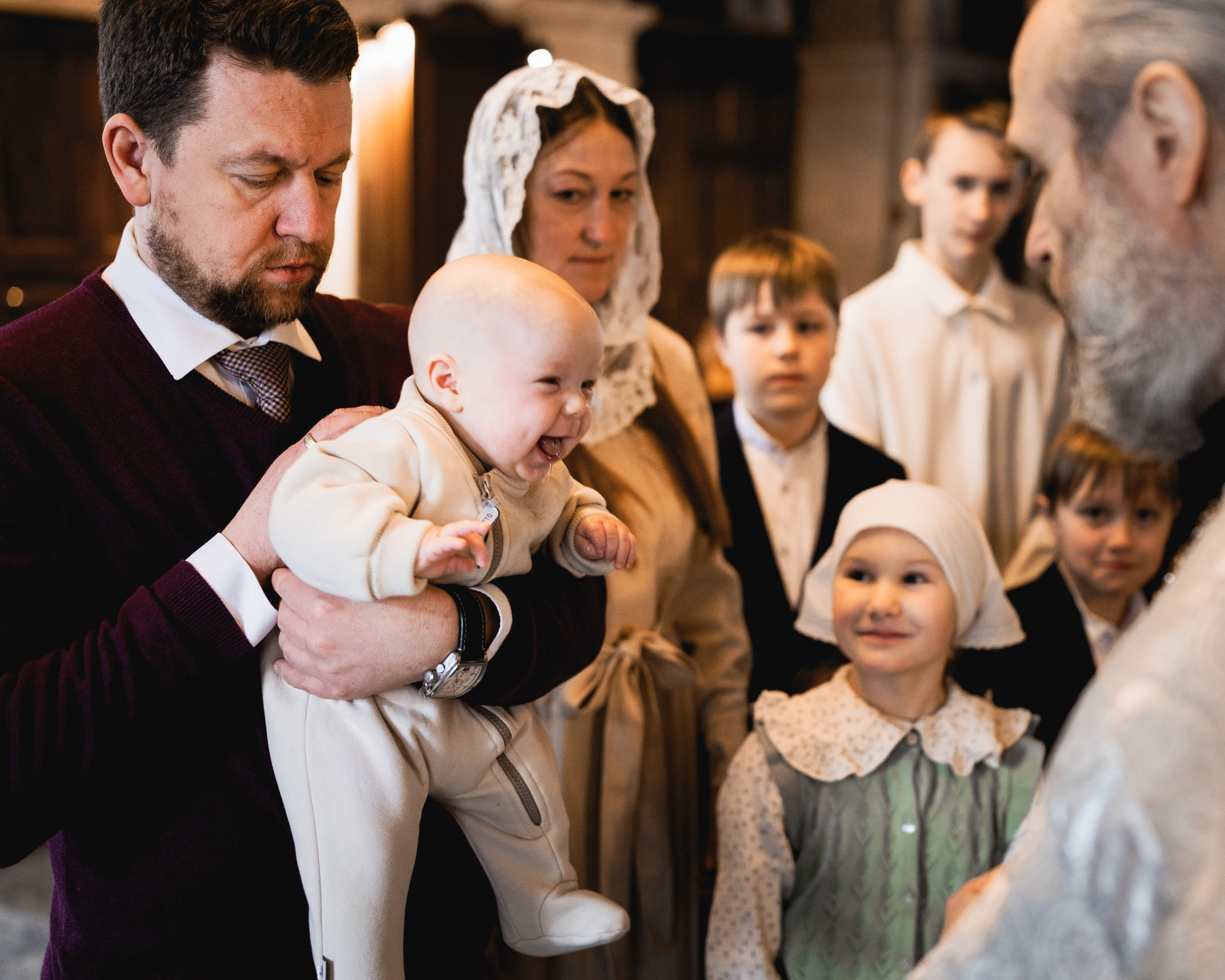 Крещение Святослава. Уникальный фотограф на крещение и венчание. Москва