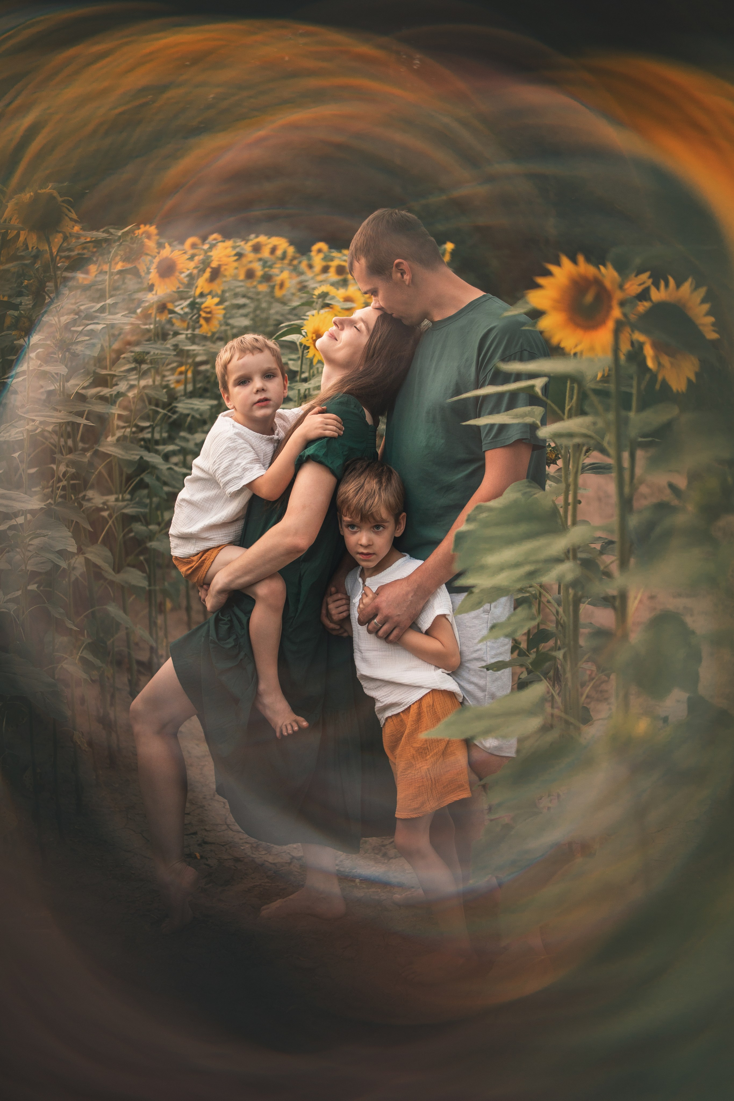 ПОДСОЛНУХИ. Семья Елизаветы. Фотограф Марта Козел. Гродно, Беларусь