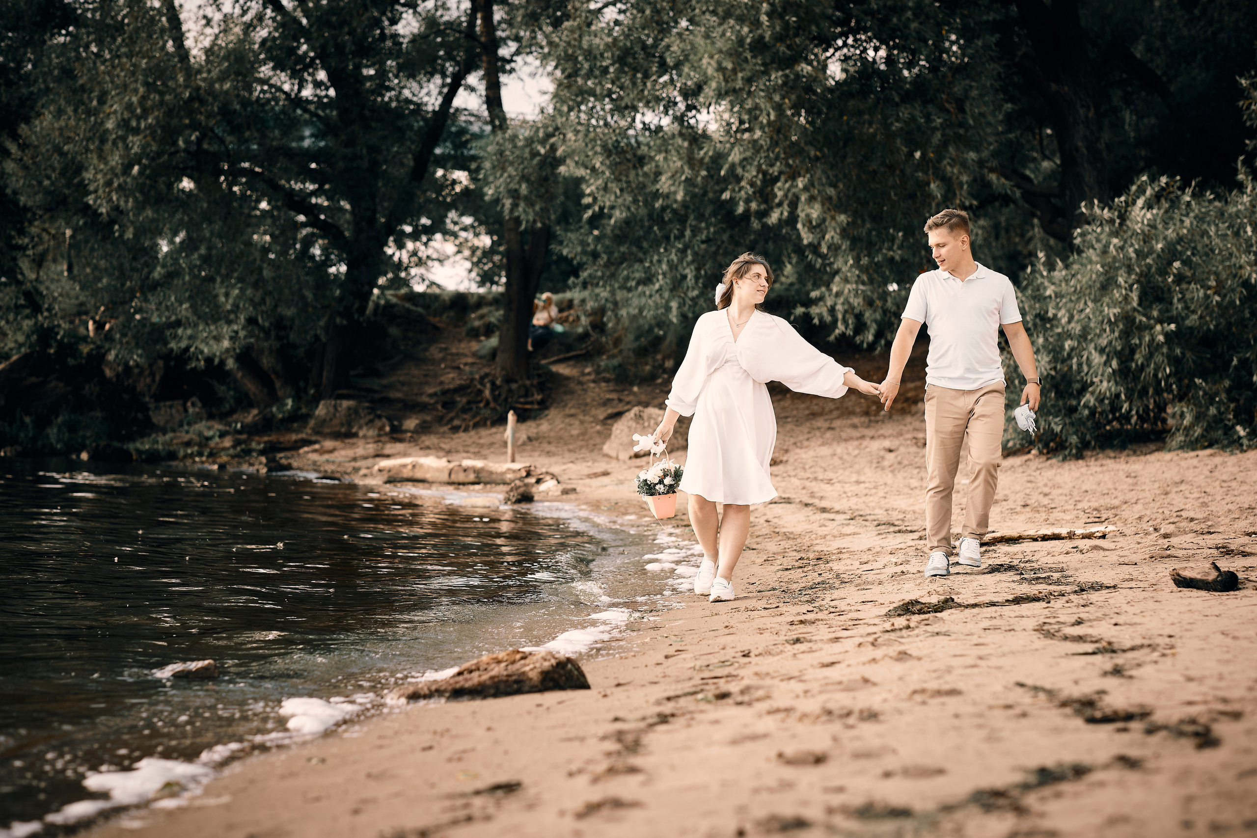 Прогулка по берегу Волги. Семейный и детский фотограф в Ярославле Юлия Галашина