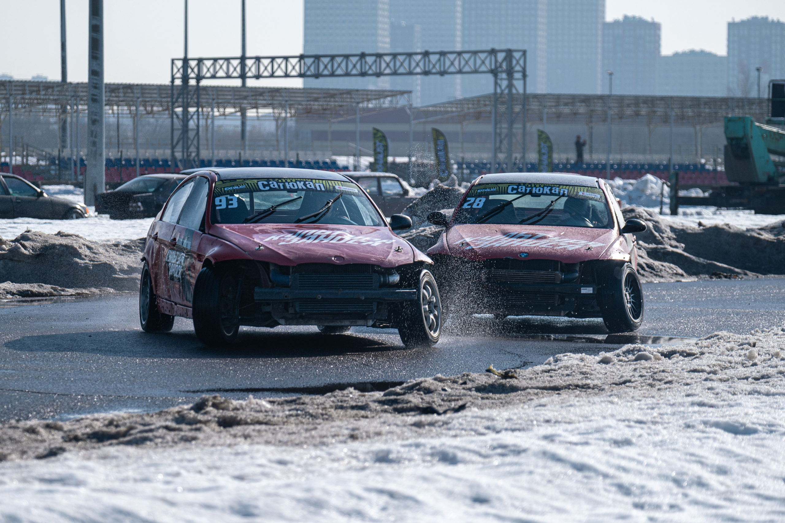 Спортивная автомобильная съемка. Malenkyia