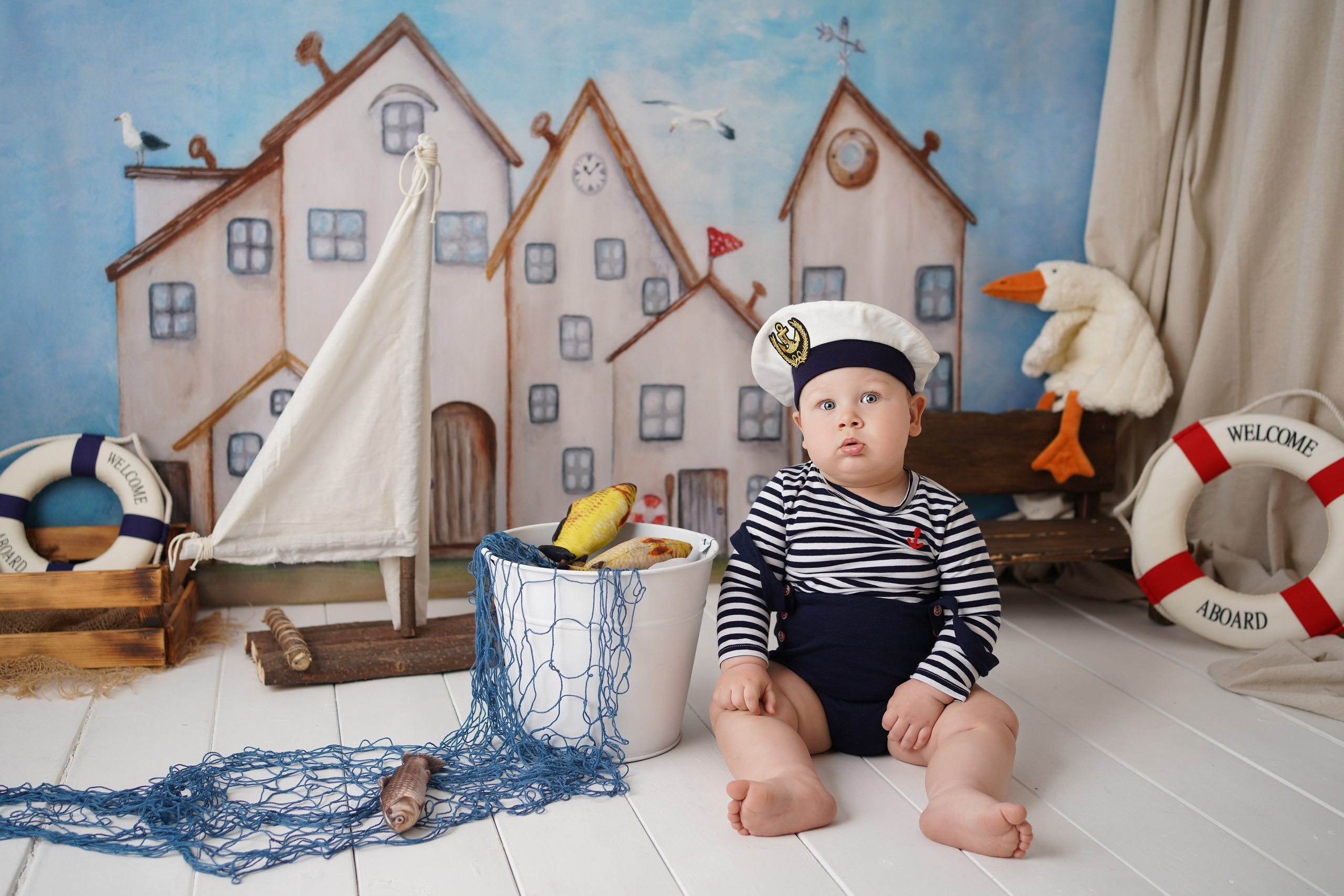 Детская фотосессия Первый годик для мальчиков. Детский фотограф и фотограф новорожденных в Калининград Оксана Иваний