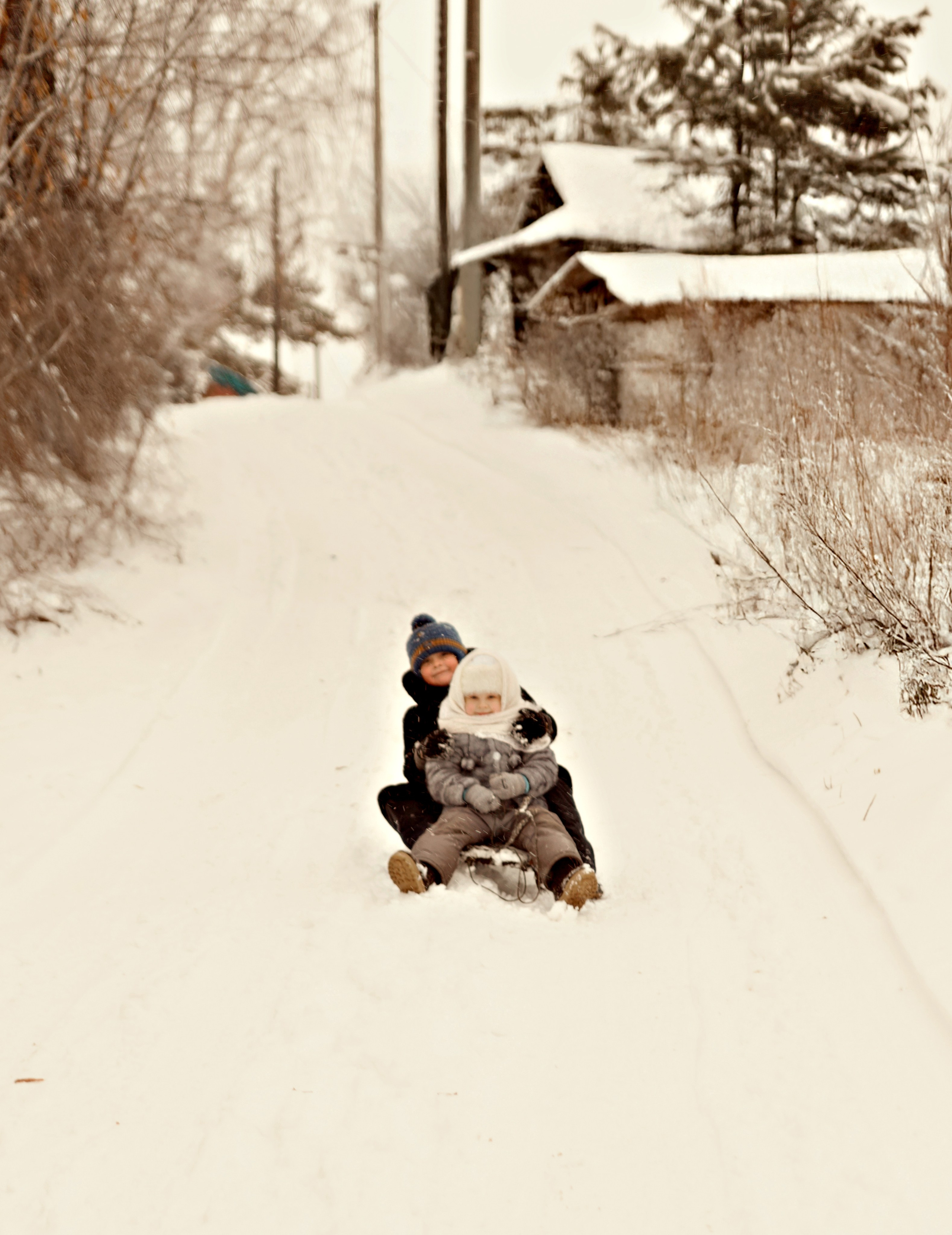 Зимние забавы. Семейный, свадебный и детский фотограф в Новосибирске Ольга Хидченко