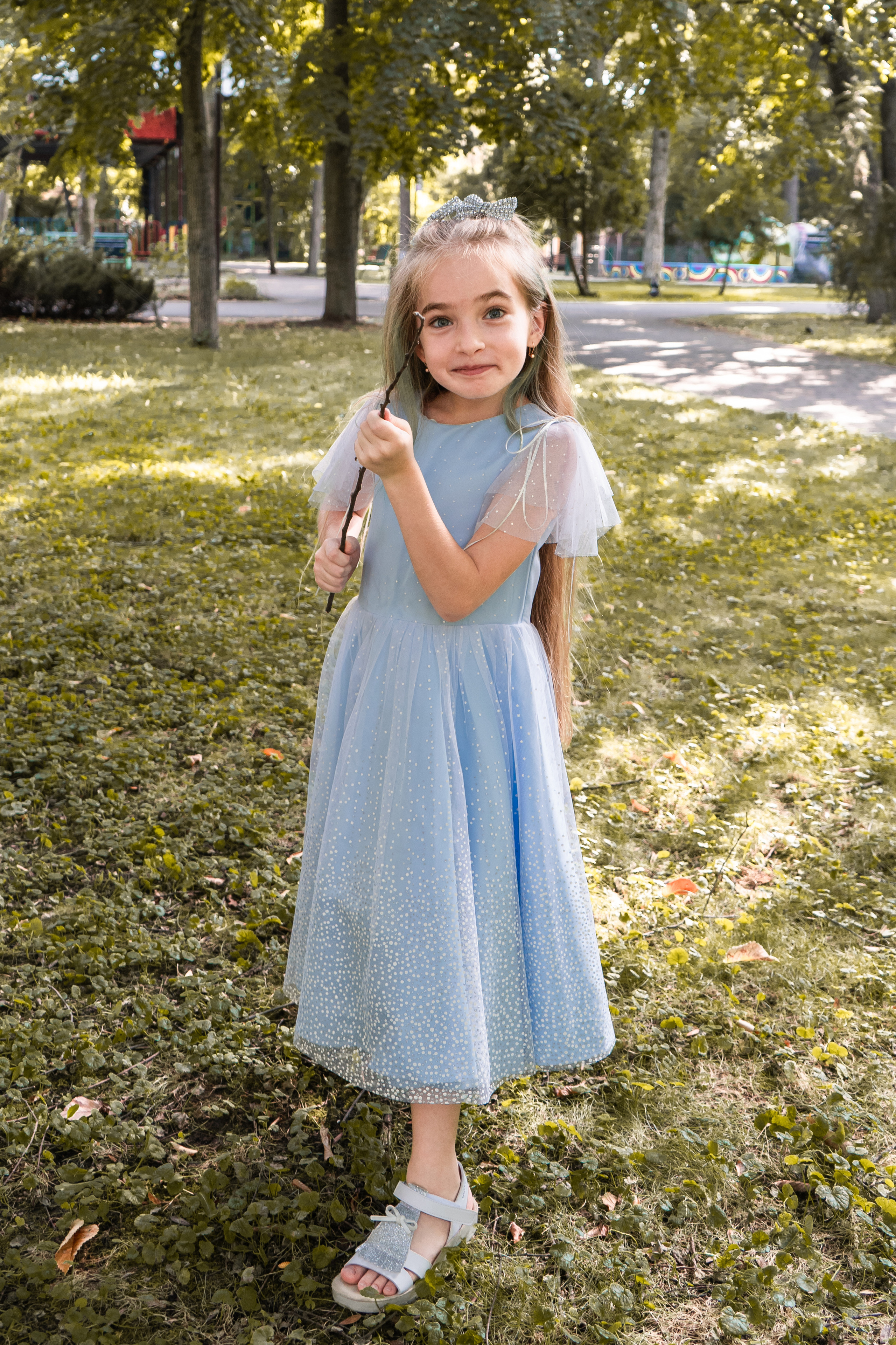 От мала до велика. Семейная фотосессия в парке