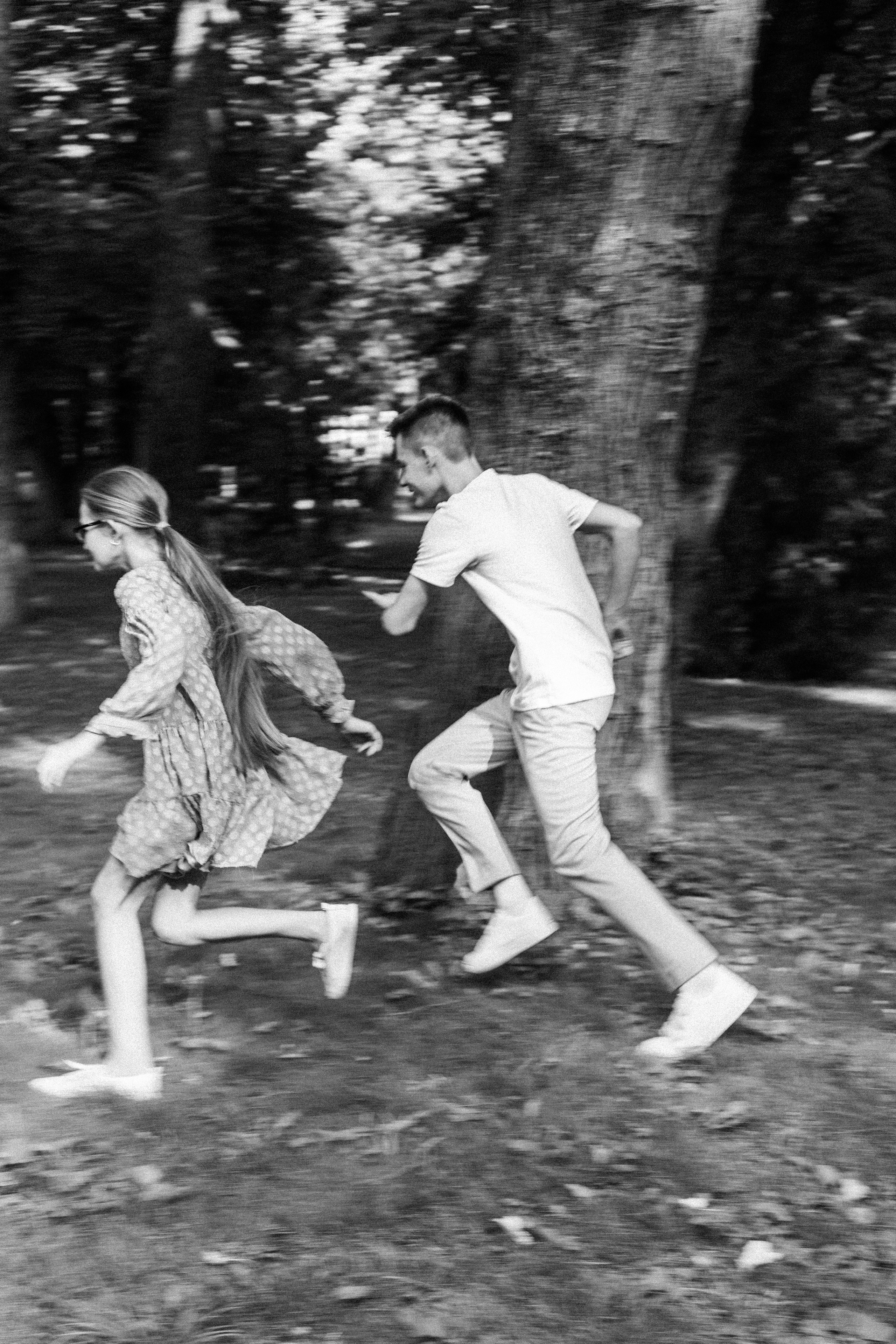 От мала до велика. Семейная фотосессия в парке