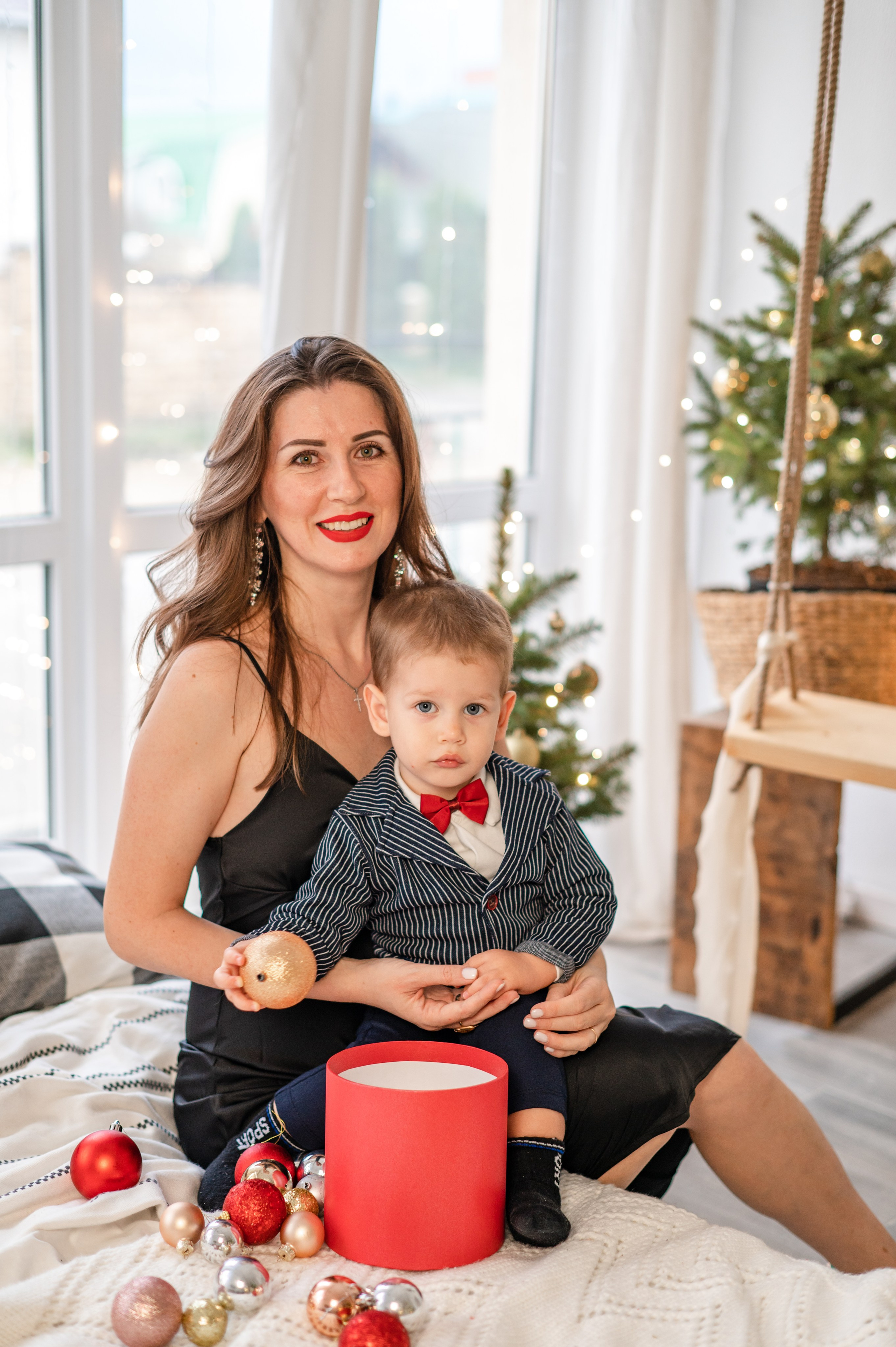 Новогодние студийные съемки. Семейный и детский фотограф Анапа