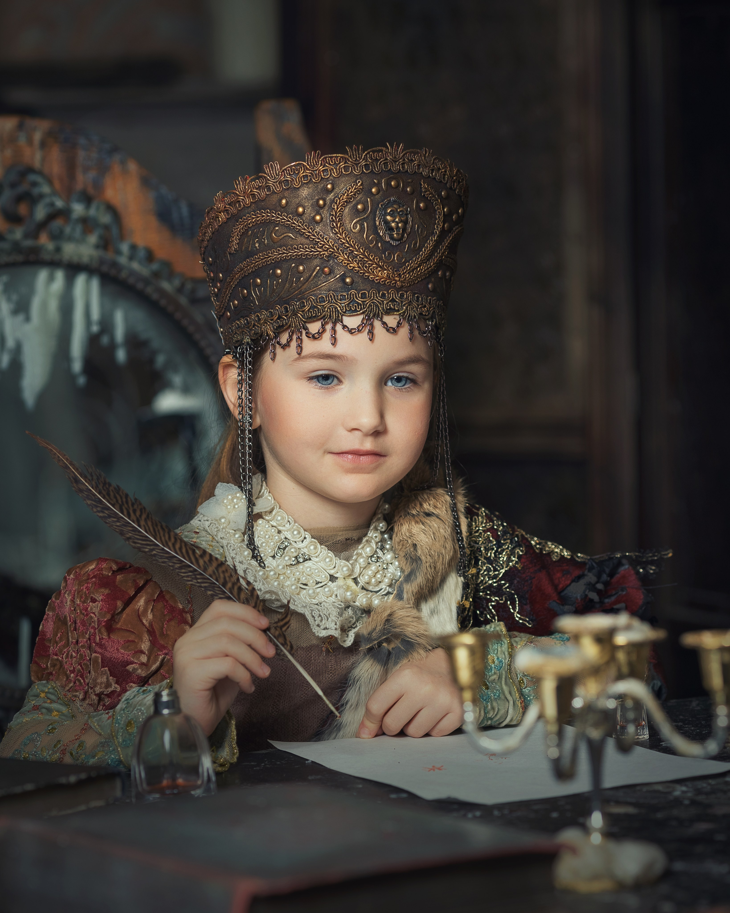 Сказочная фотосессия в студии в Москве. Актерское и модельное портфолио. Фотограф в Москве Екатерина Коломеец