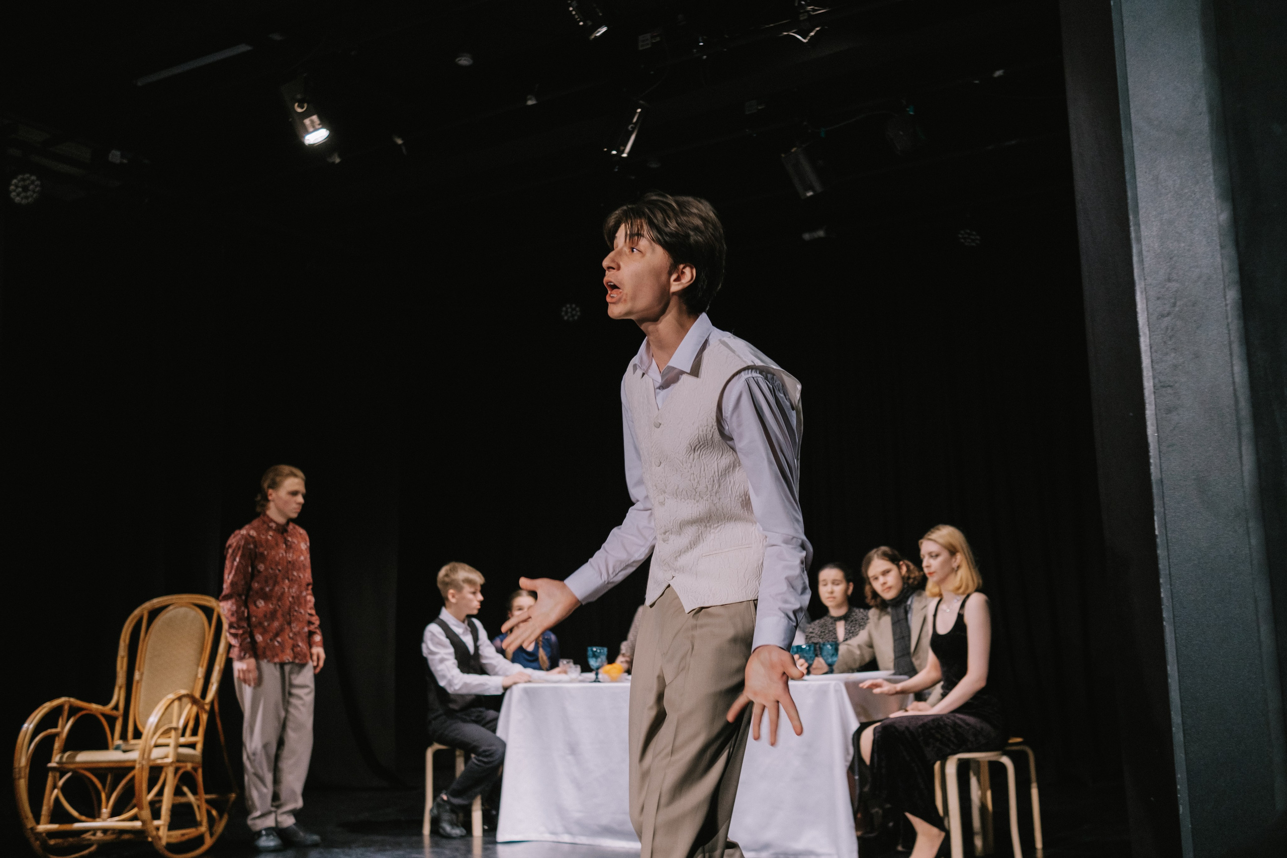 Детская театральная студия «Ирбис», спектакль. Репортажный и портретный фотограф в Москве Илья Спиридонов