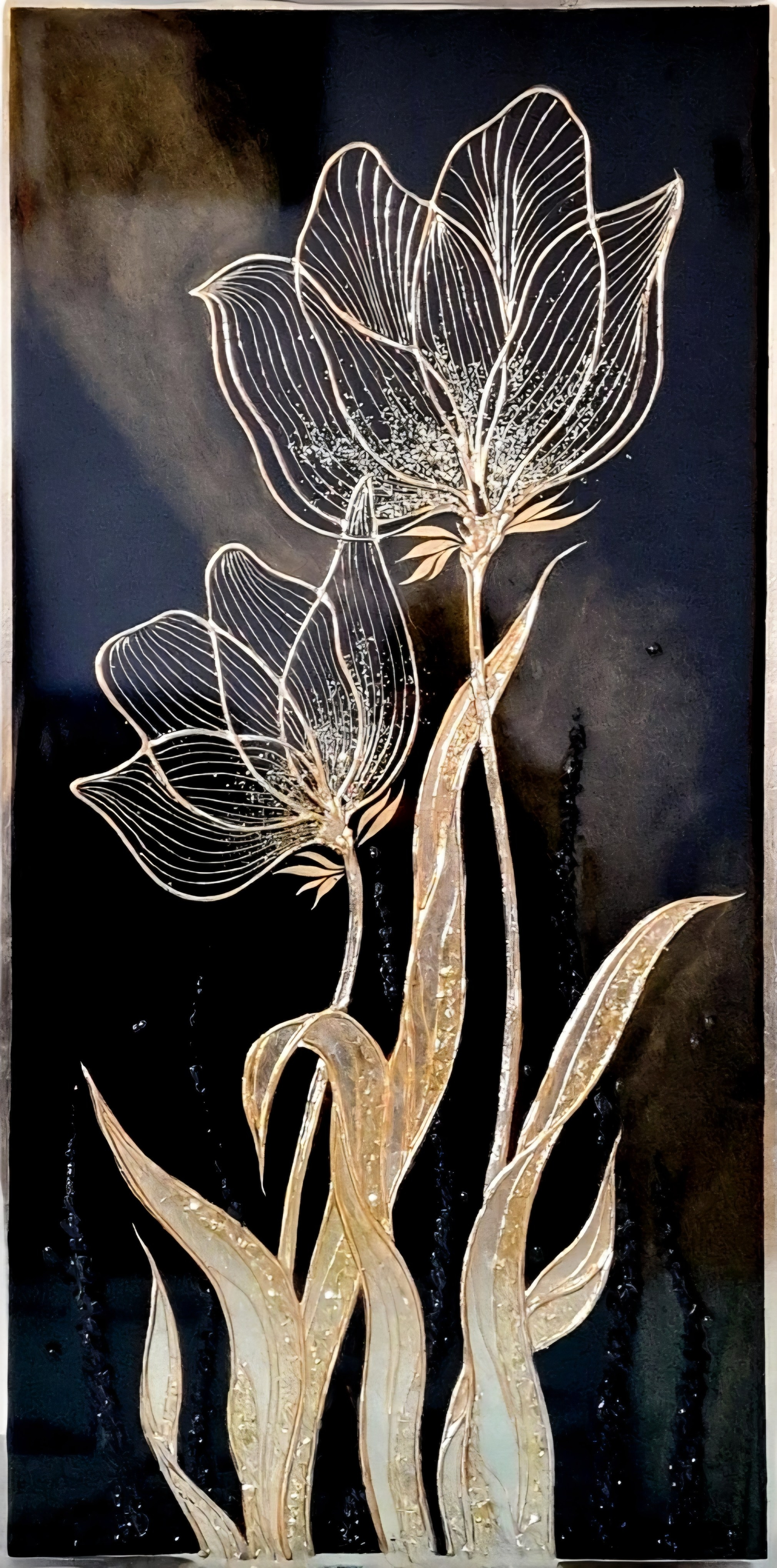 Тюльпаны. Художник