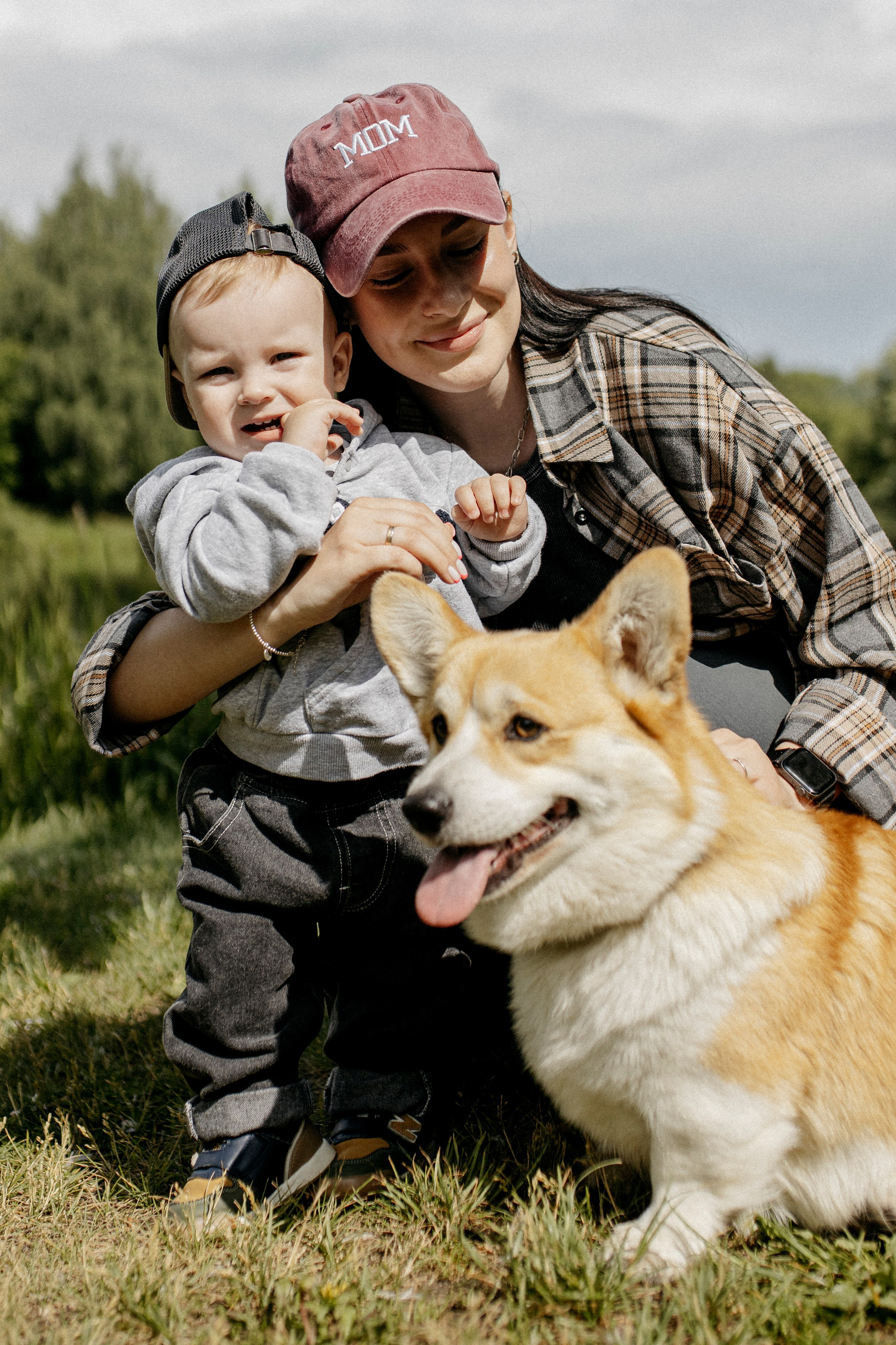 Прогулка с корги. Семейный и детский фотограф в Рязани Васюгова Мария
