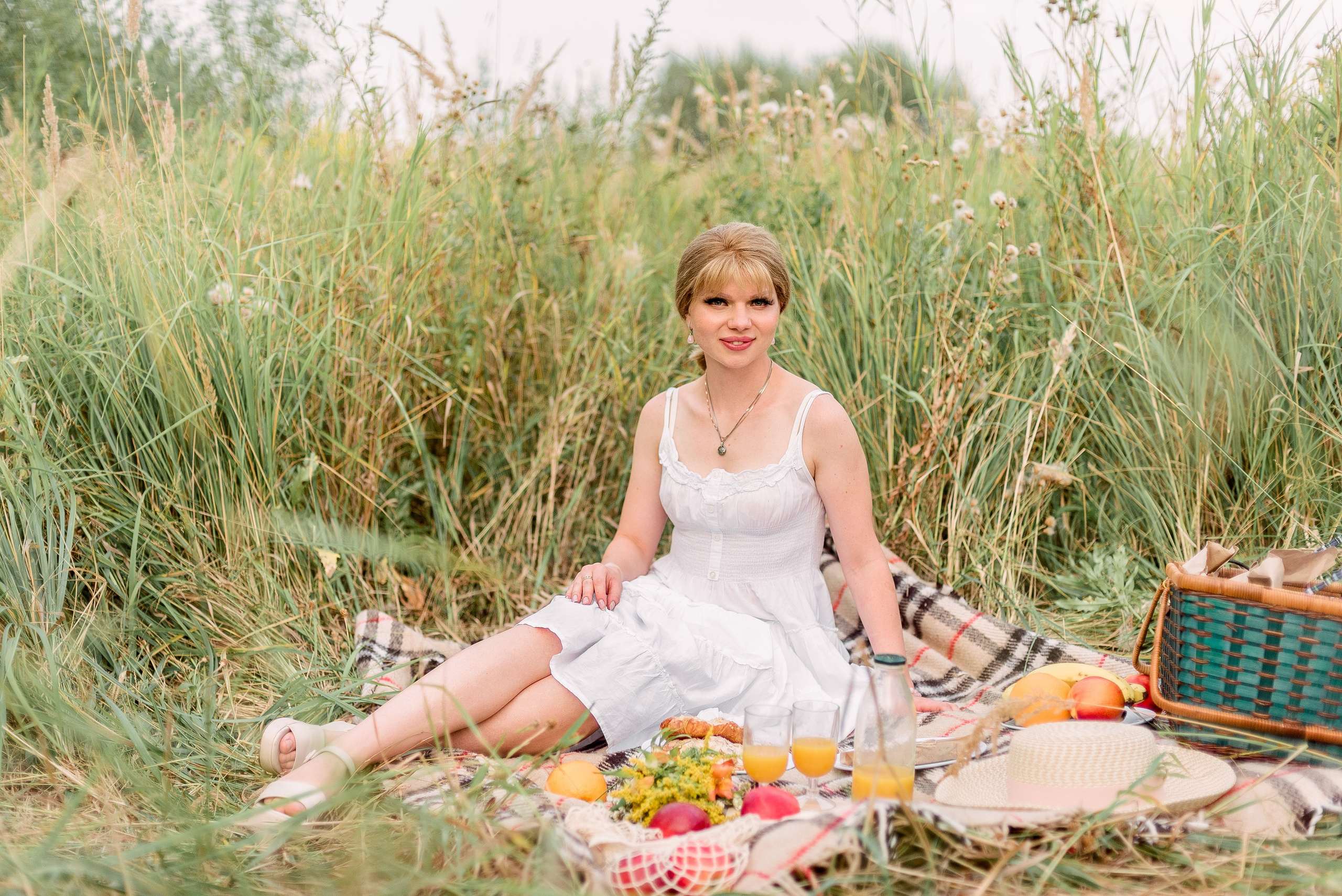 В поле. Фотограф Юлия Попова