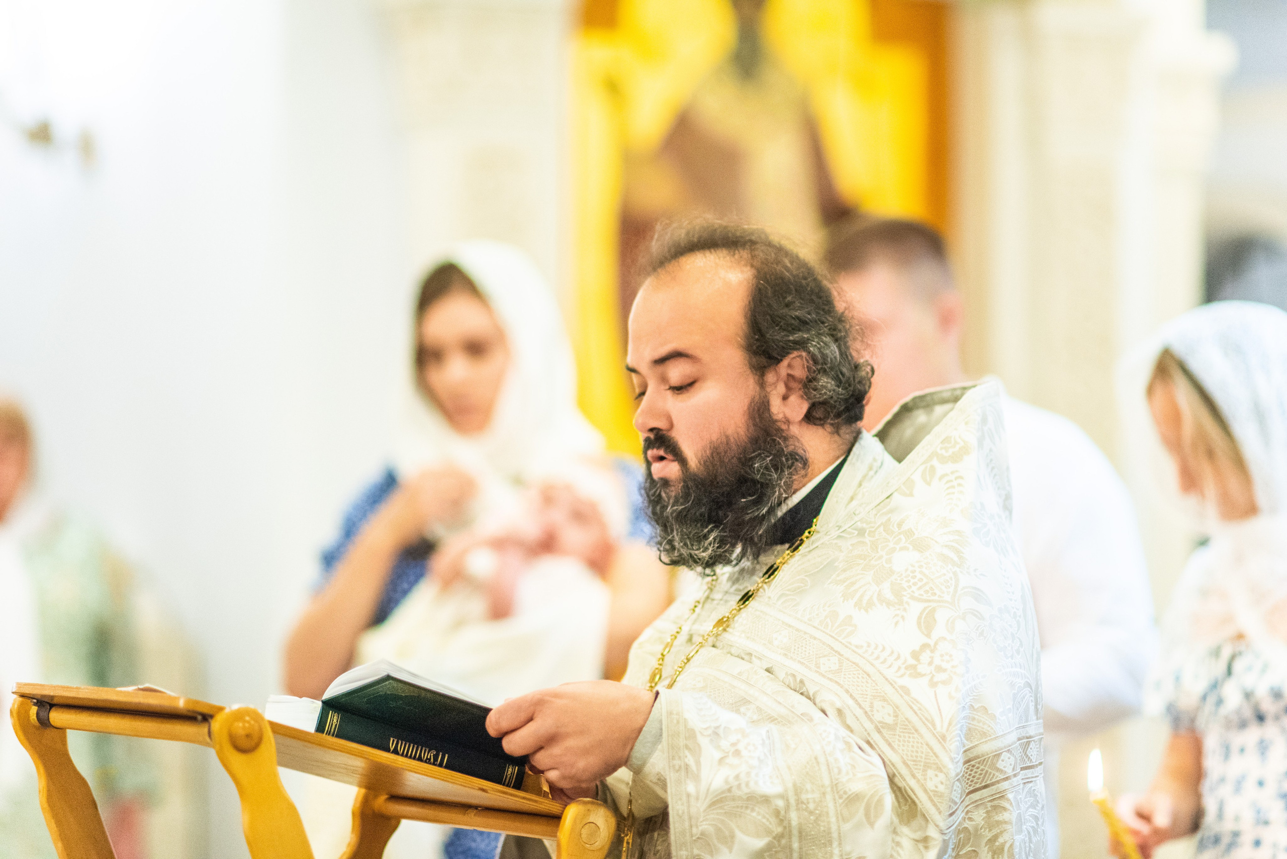 Крещении Ксении. Фотограф Юлия Попова