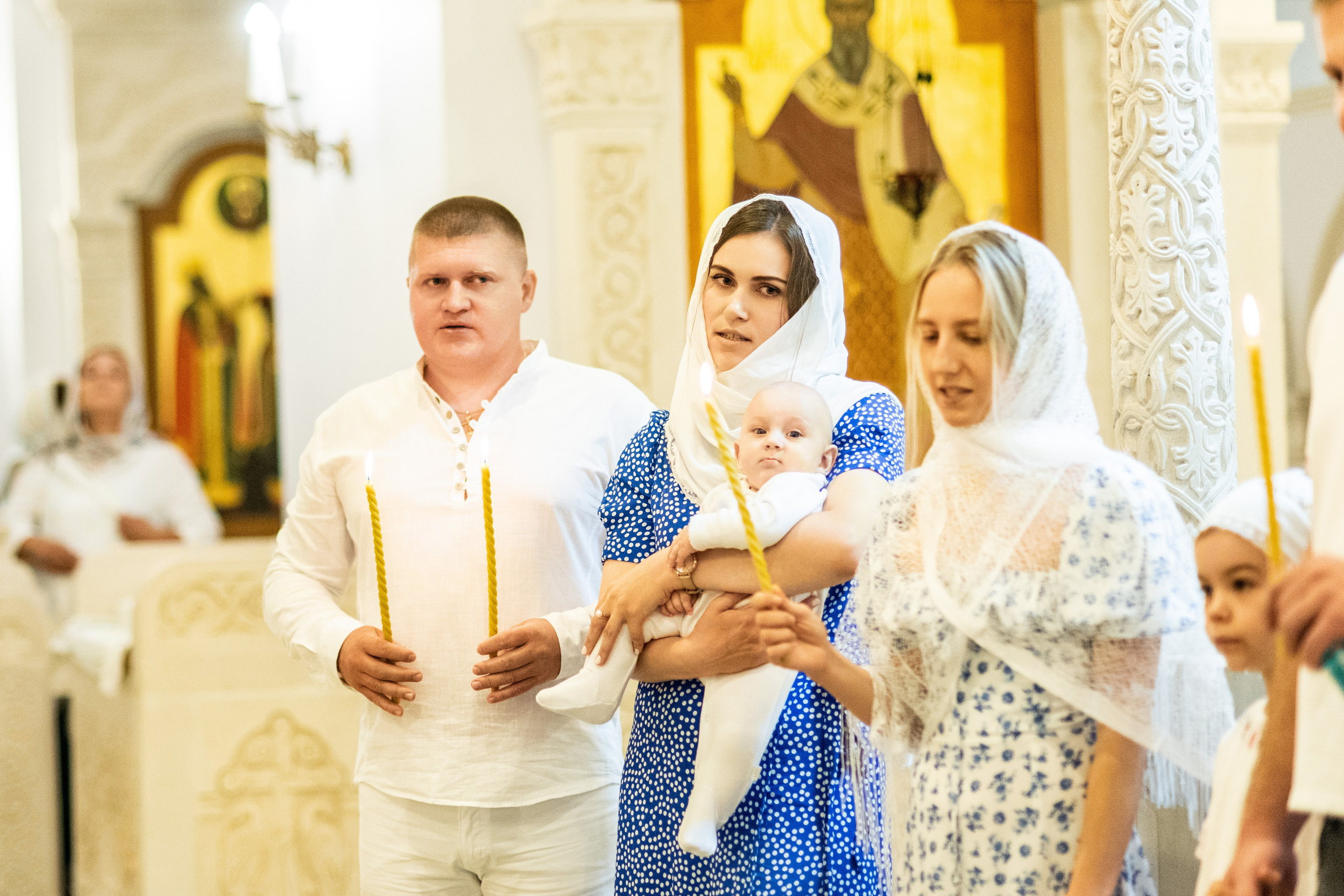Крещении Ксении. Фотограф Юлия Попова
