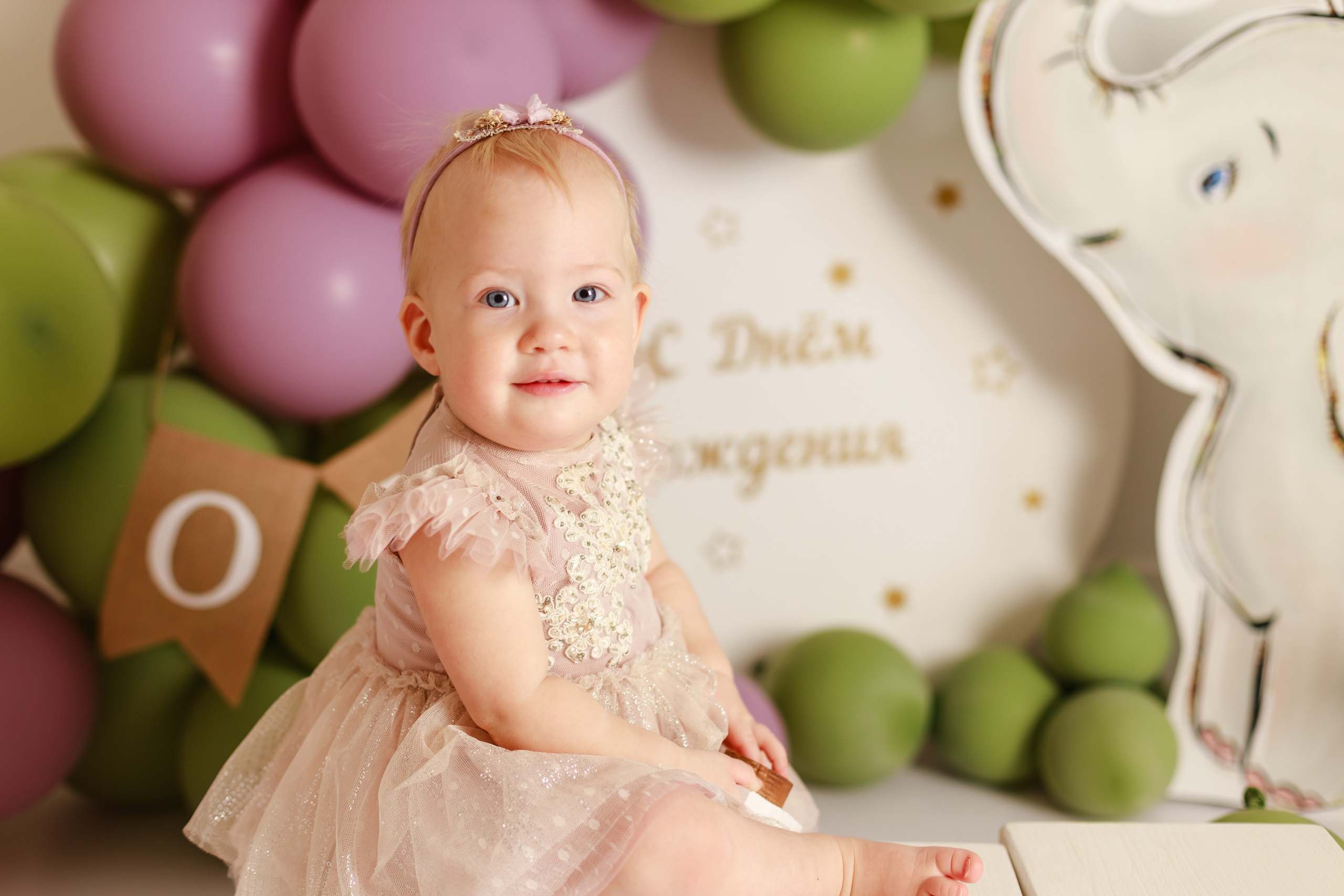 Бэлле 1 годик. Детский и семейный фотограф в Краснодаре Альбина Морозова