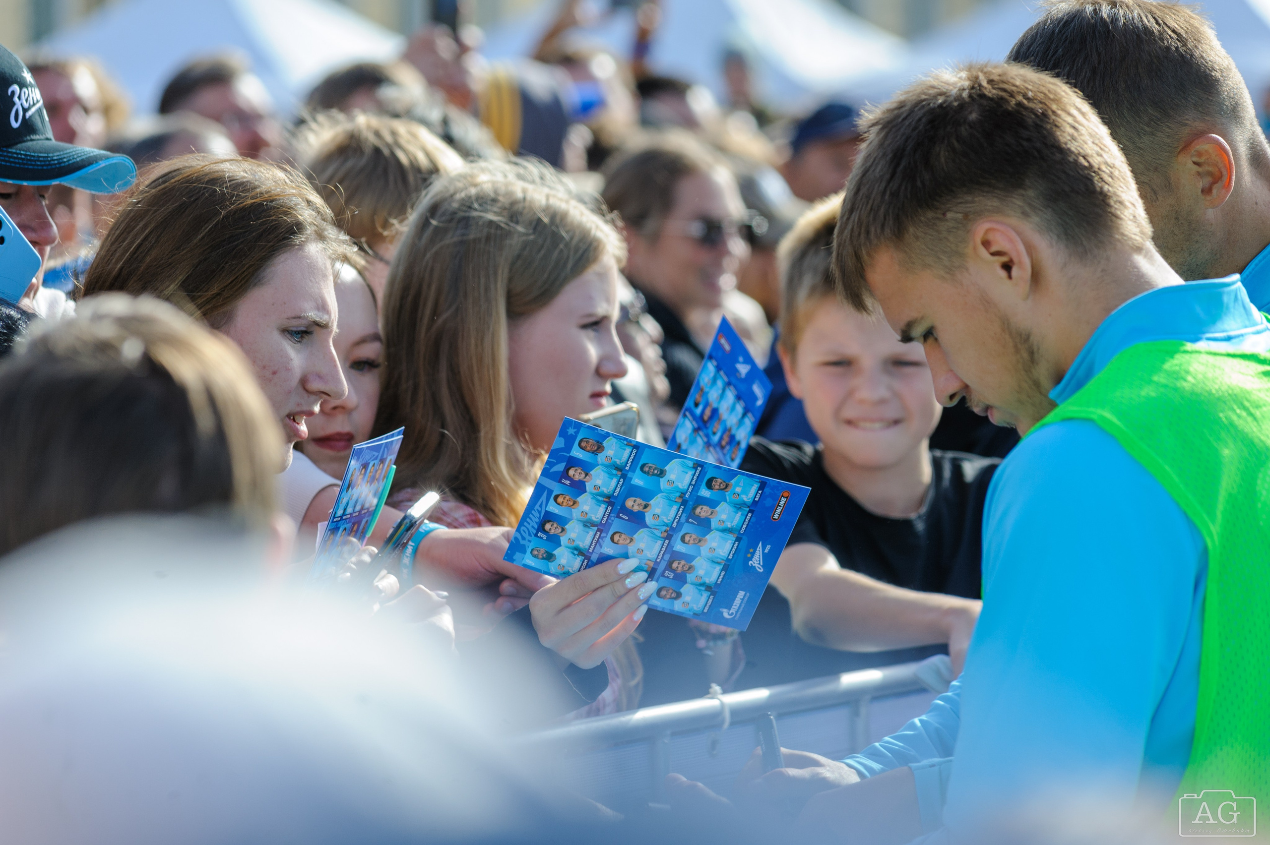 Открытая тренировка ФК «Зенит». Алексей Горчаков. Фотограф на ваш праздник