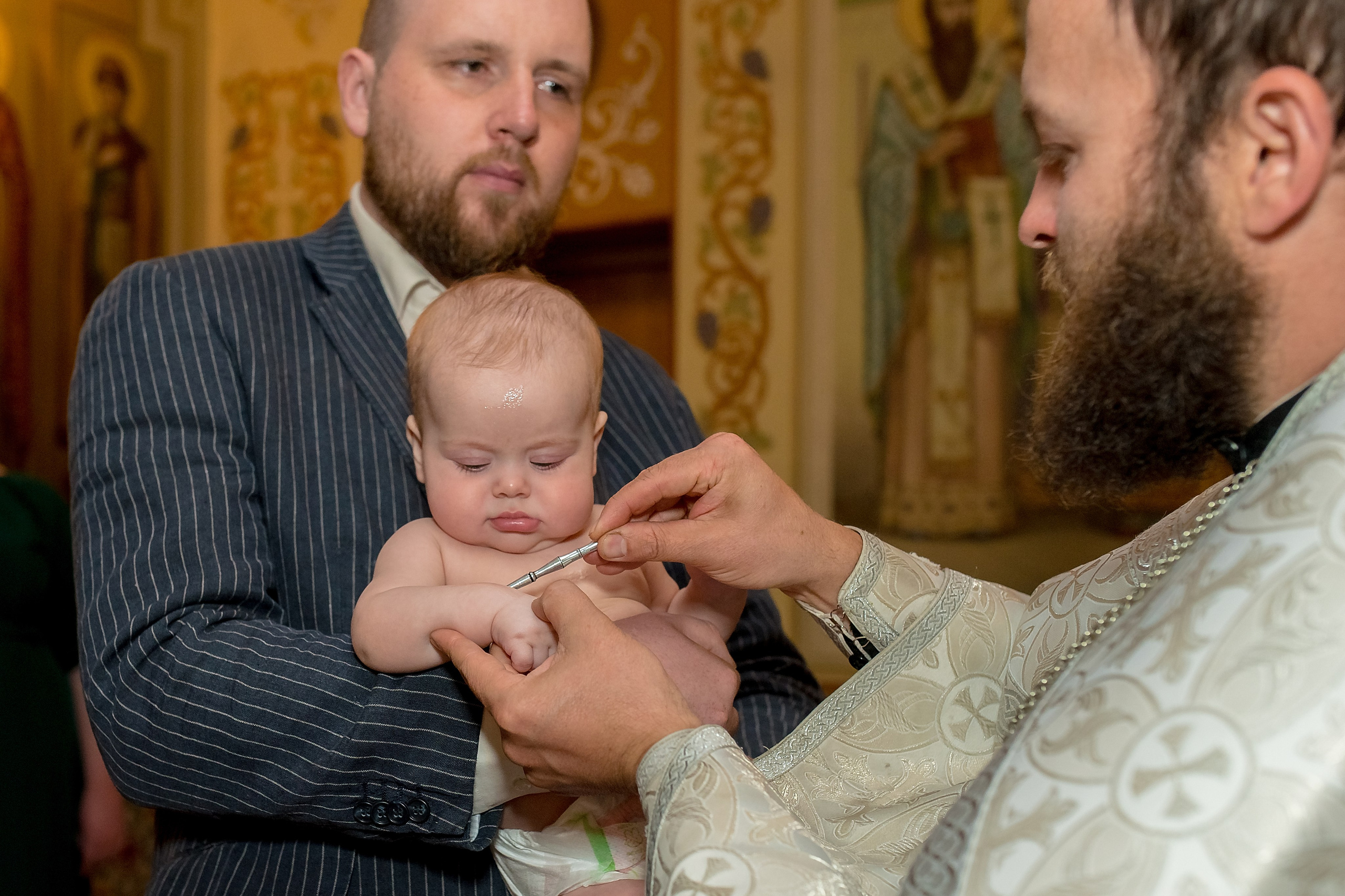 Крещение в Тропарёво. Фотограф Владимир Артамонов