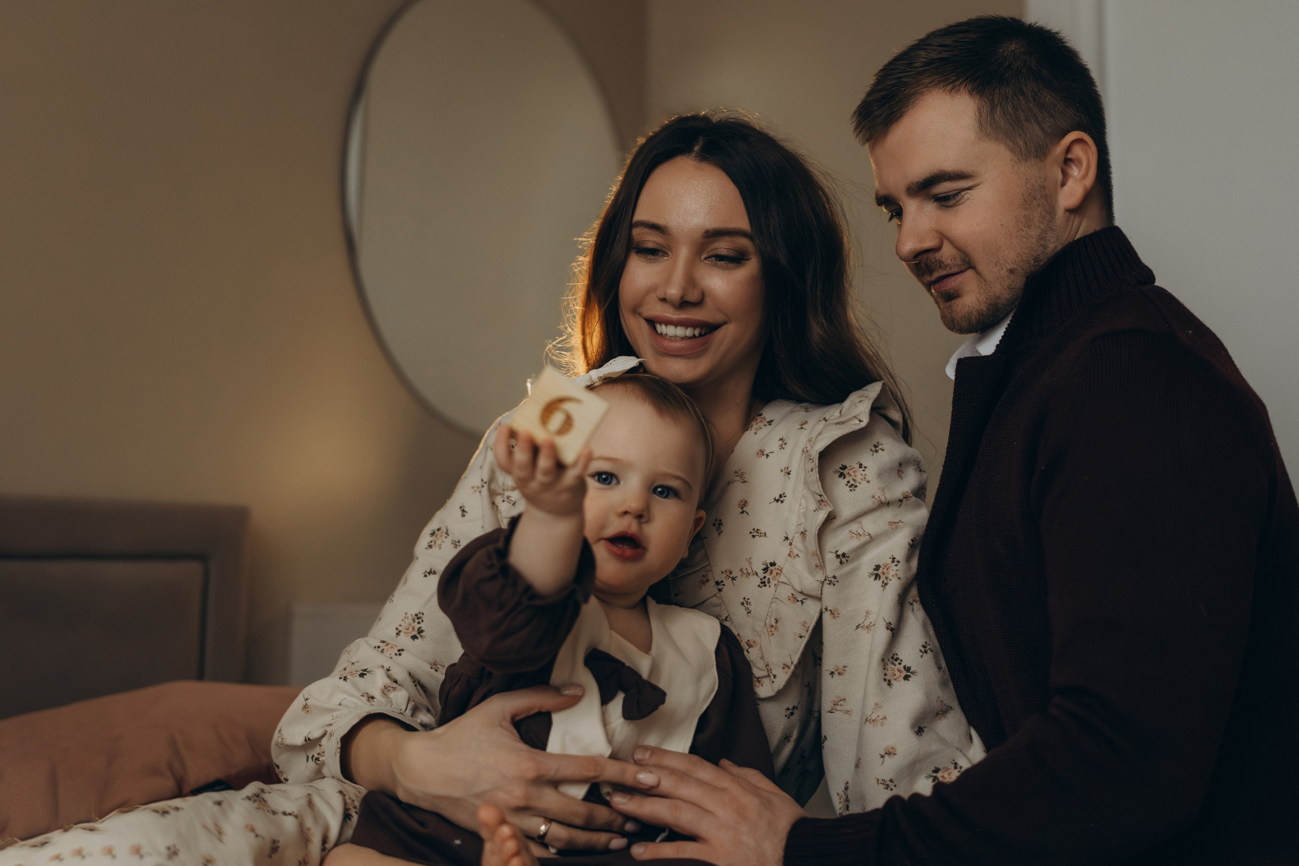 Первый день рождения. Семейный фотограф Москва. Фотограф беременности и материнства Москва