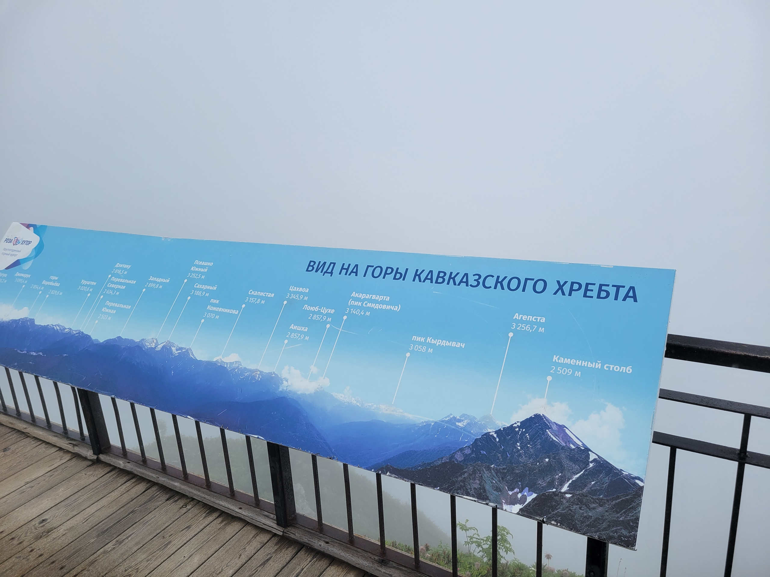 Nice mountains landscape view... but not today