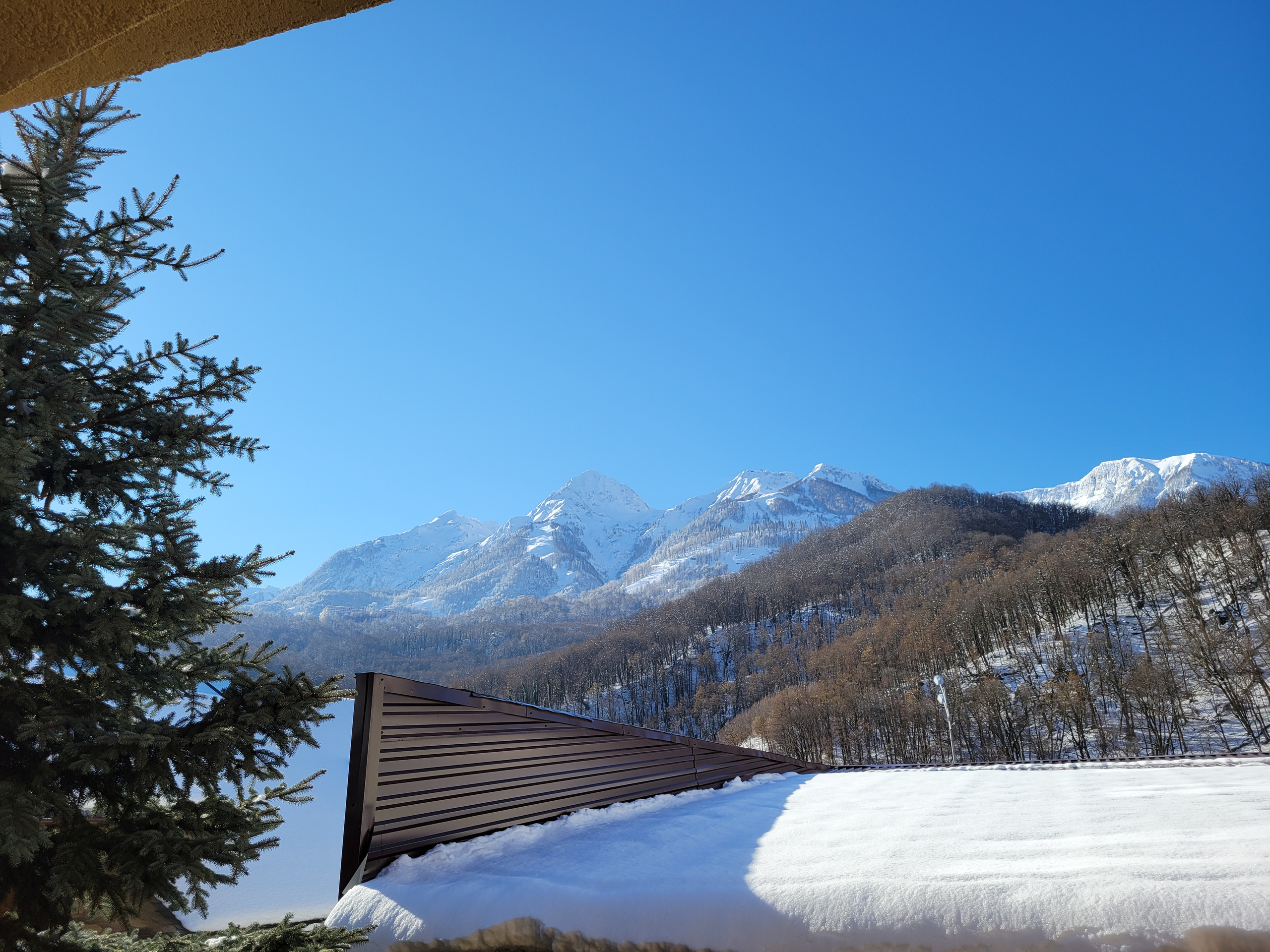 Each morning mountains view was different, but great