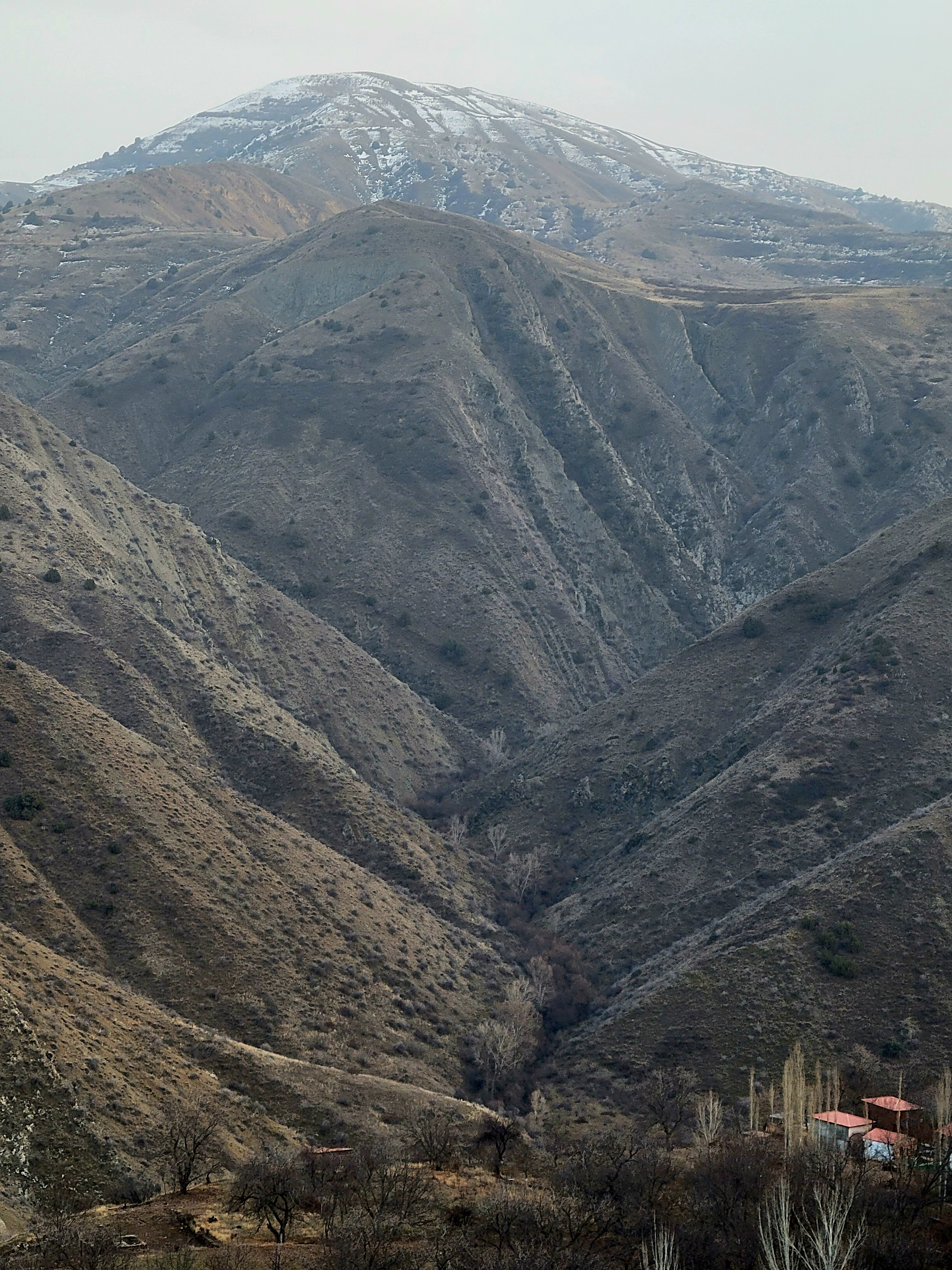 На горах - снег