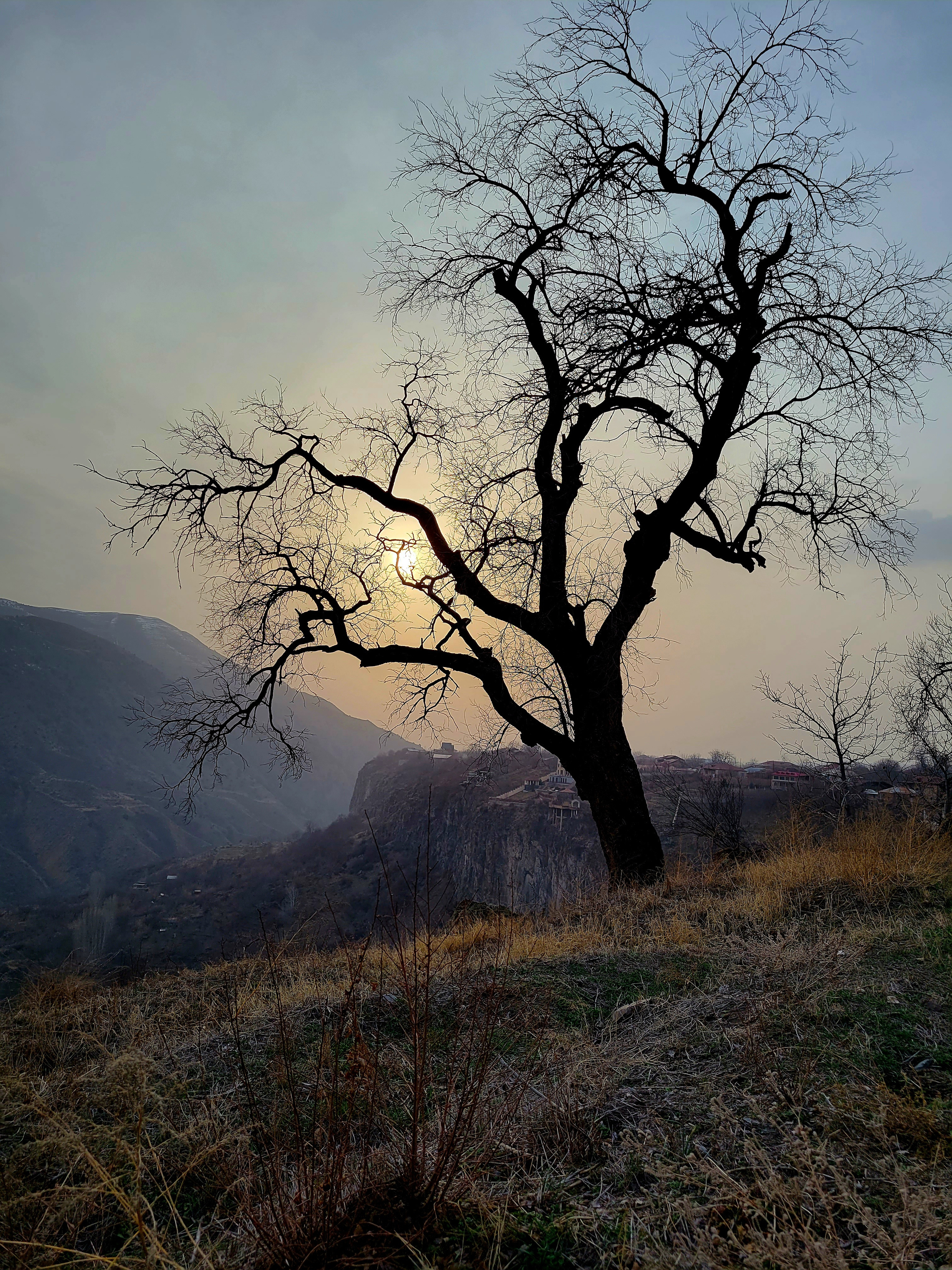 Вечернее закатное солнышко