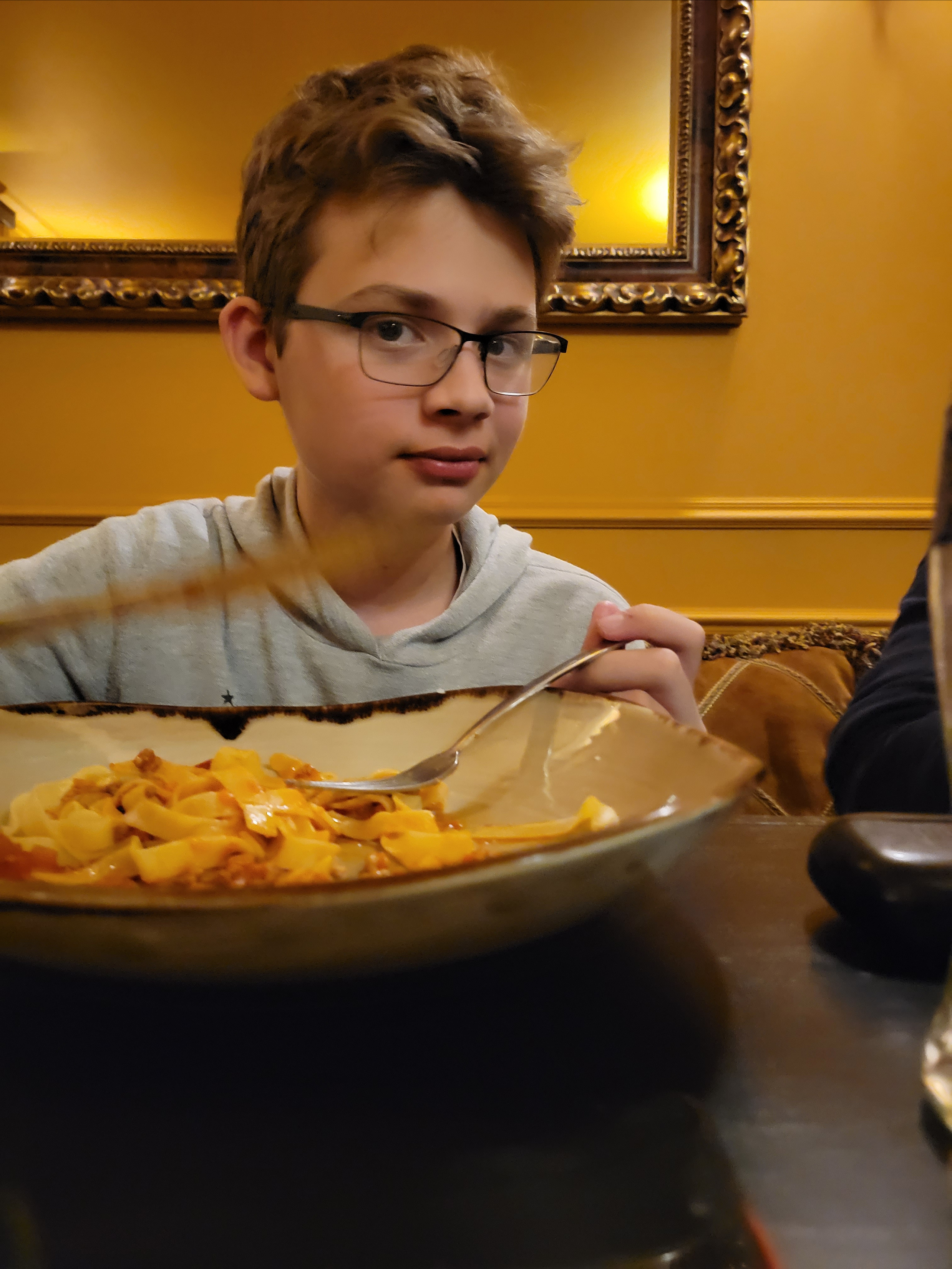 After lunch started back home