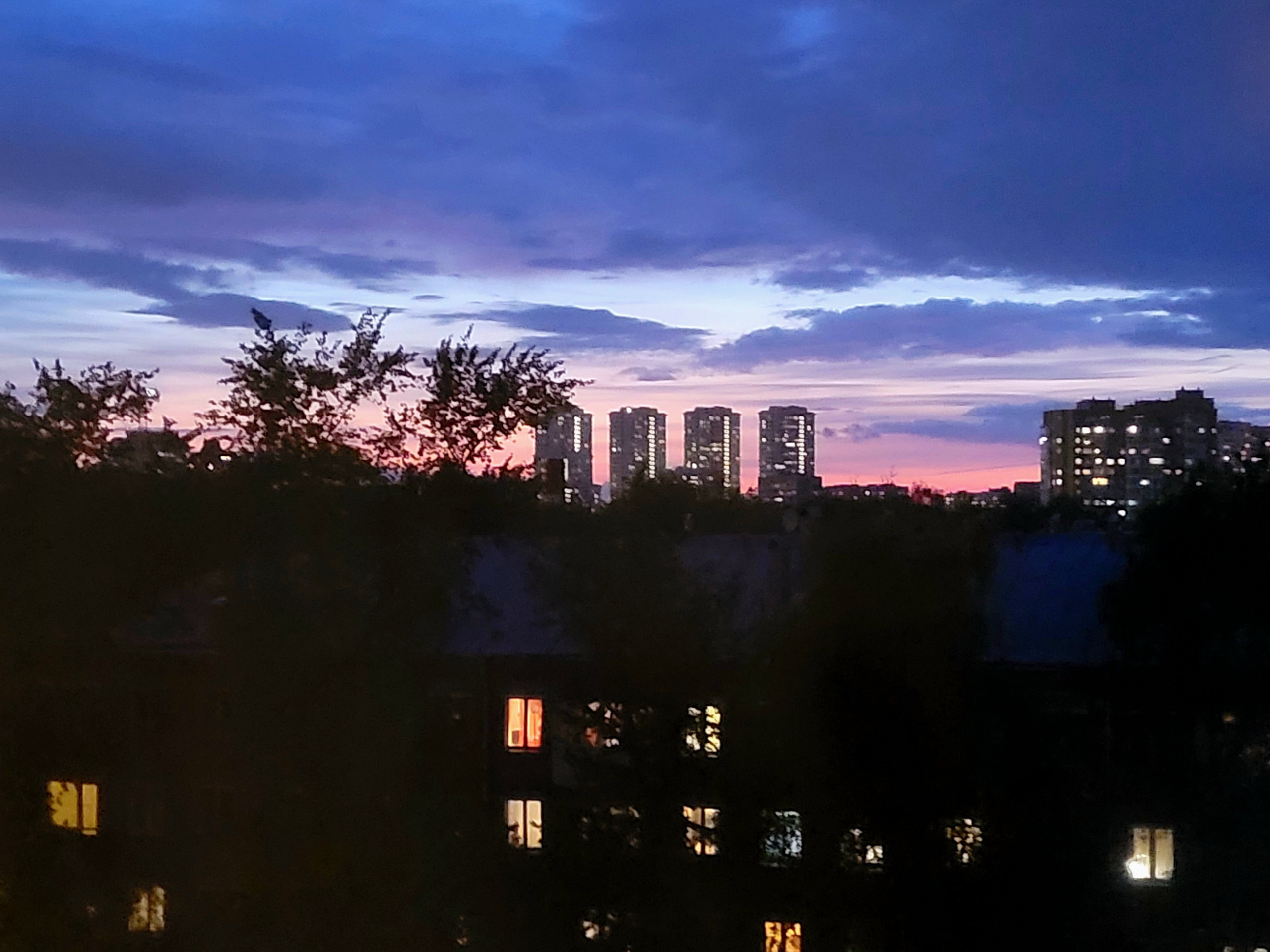 Evening sky after rain