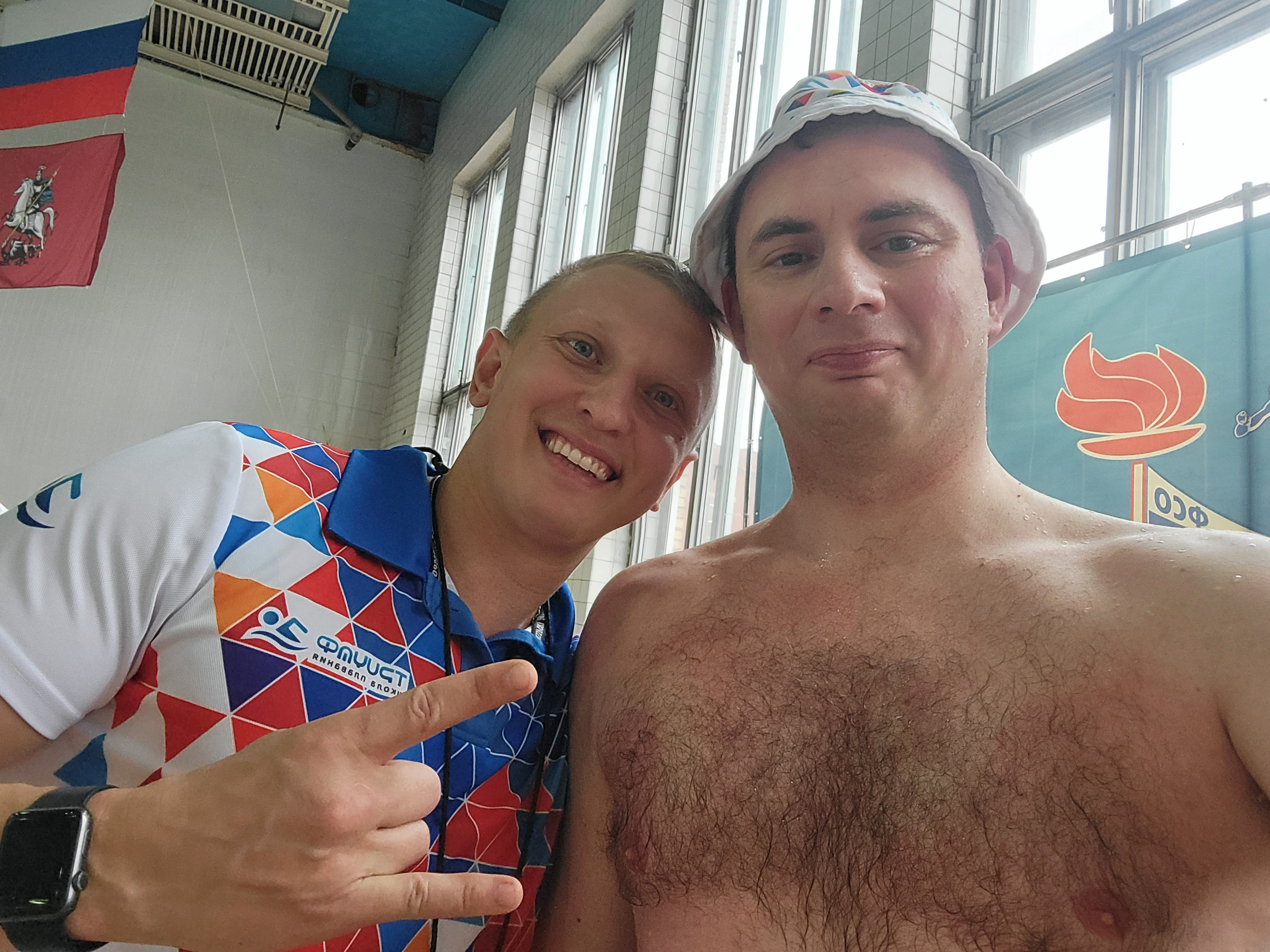 С тренером Макса - Горелов Андрей Константинович