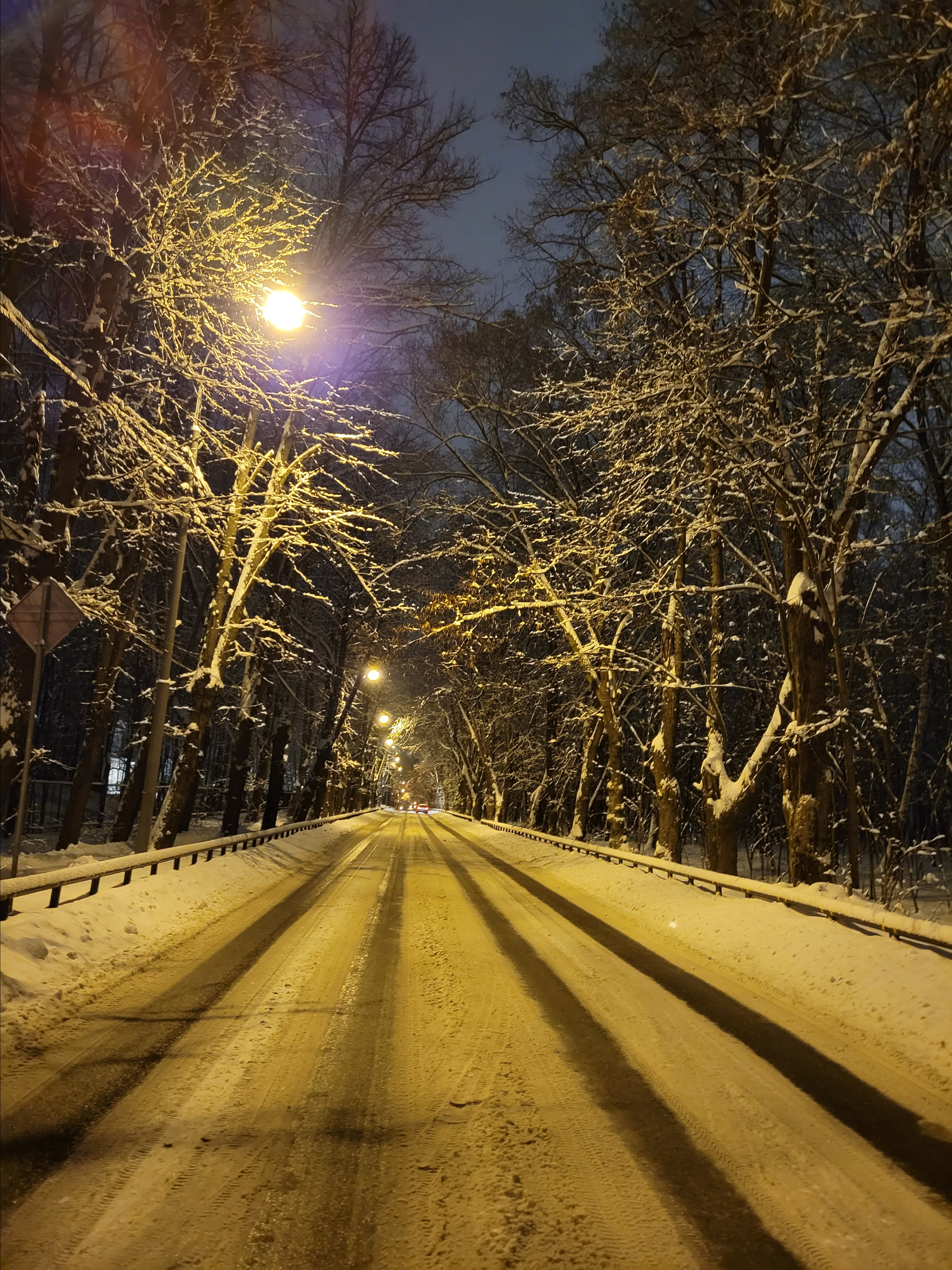 Моя любимая пустынная дорога вокруг парка Сокольники