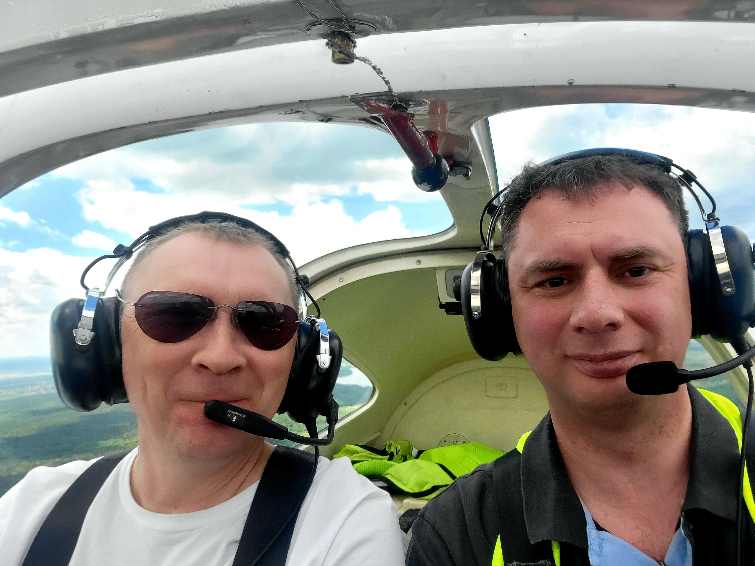 I have been flying with instructor Igor Khomutov just 15 years