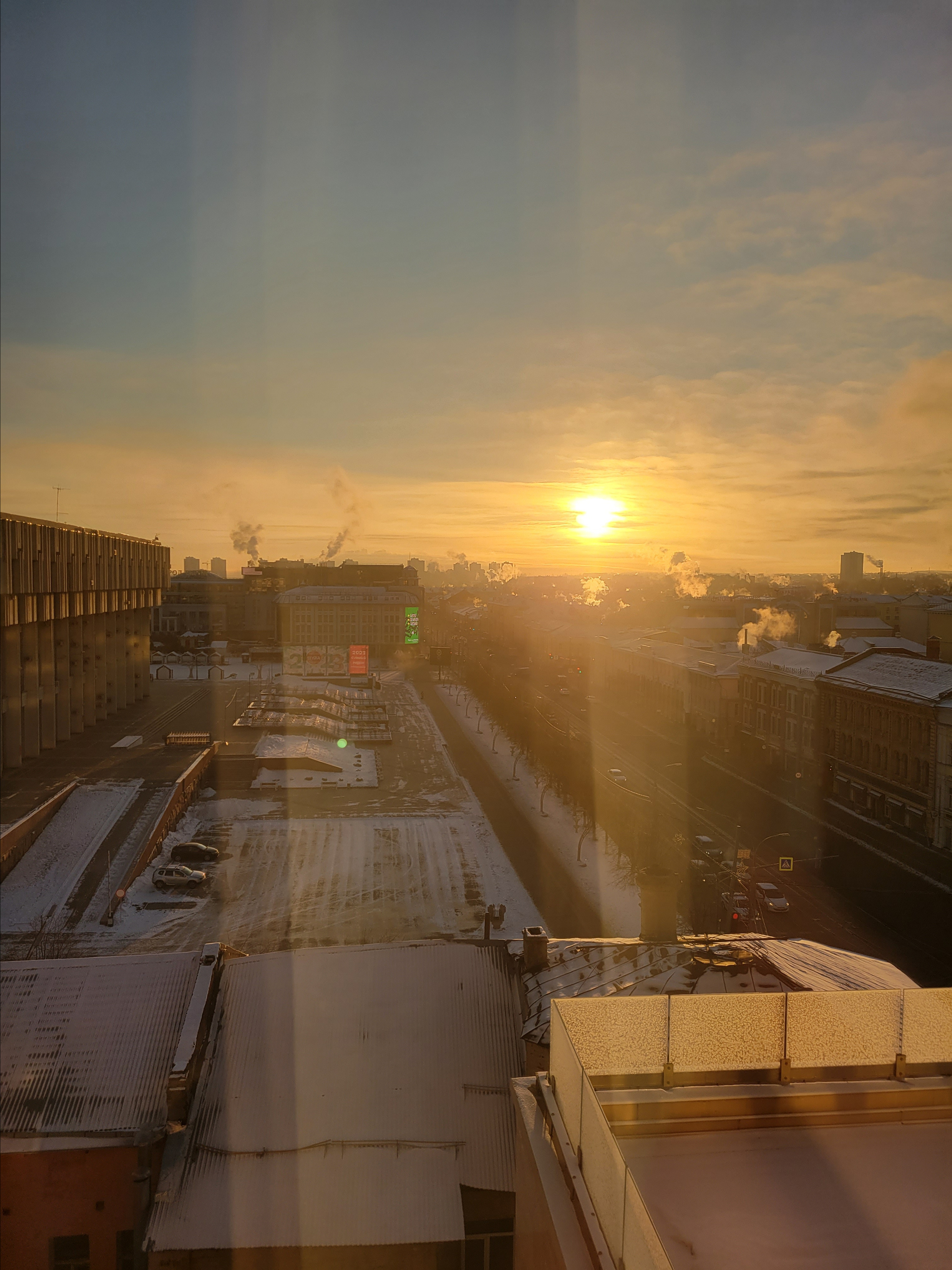 Утро морозного дня