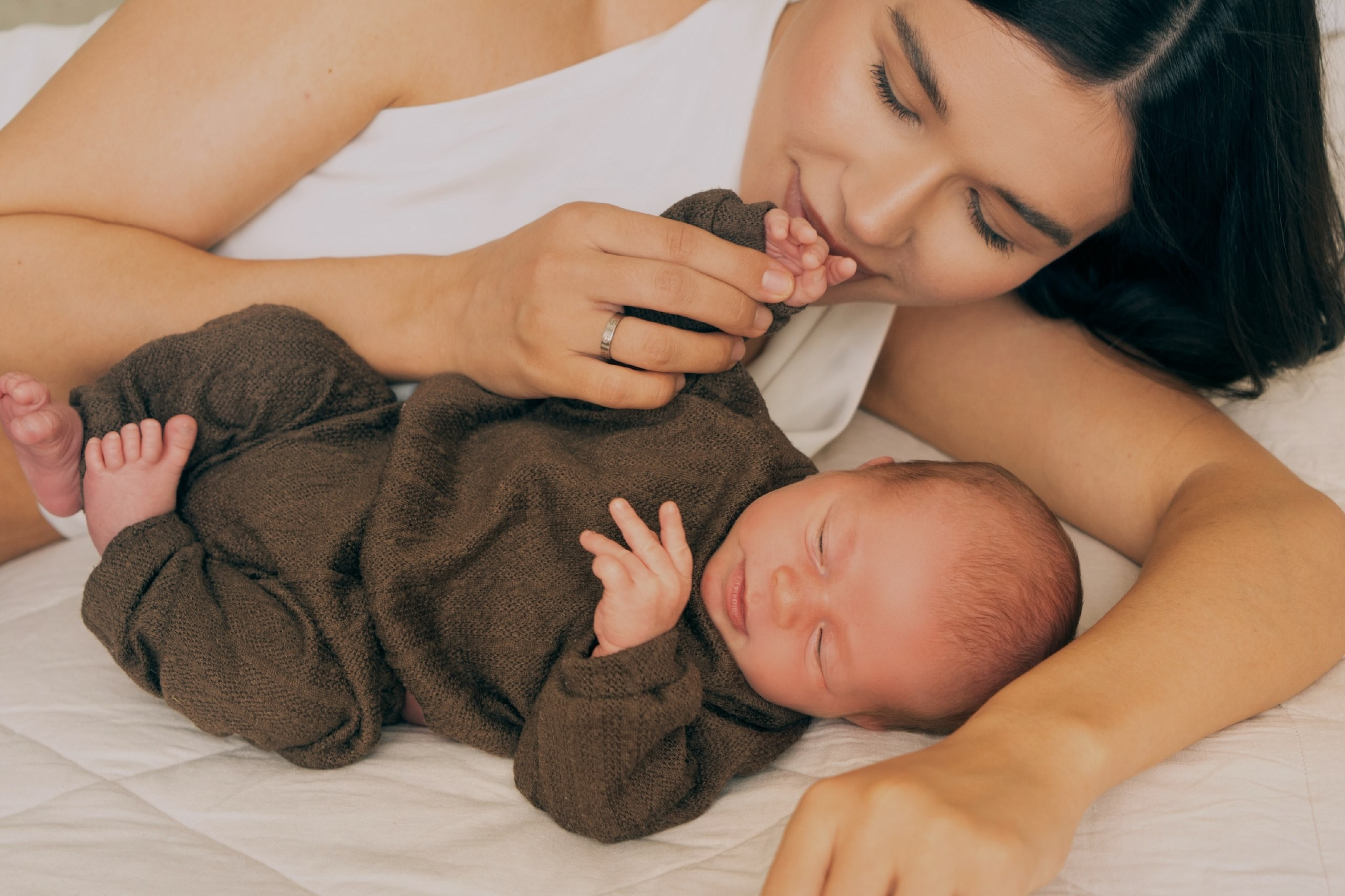Newborn — мальчики. Фотосессия беременности в Барнауле