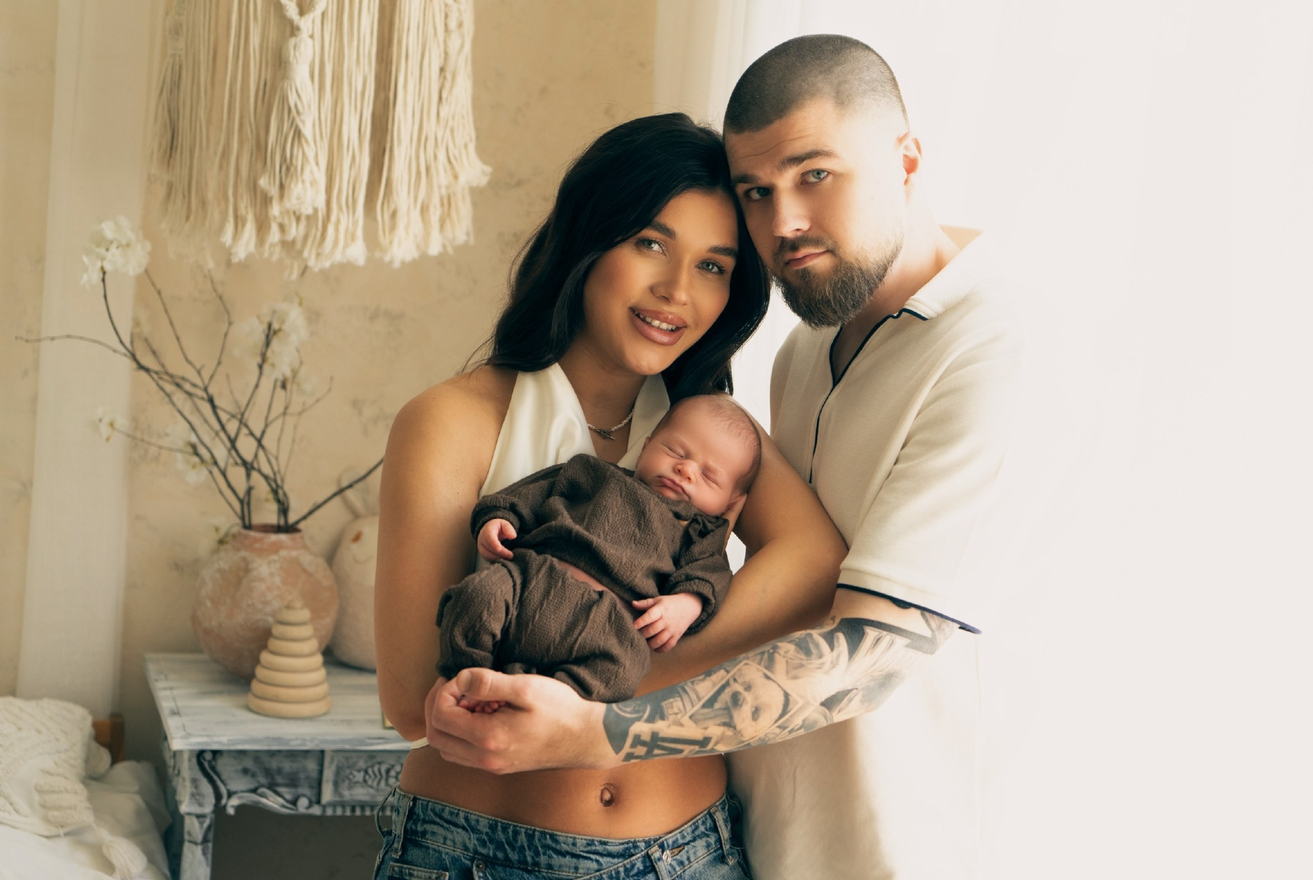 Newborn — мальчики. Фотосессия беременности в Барнауле