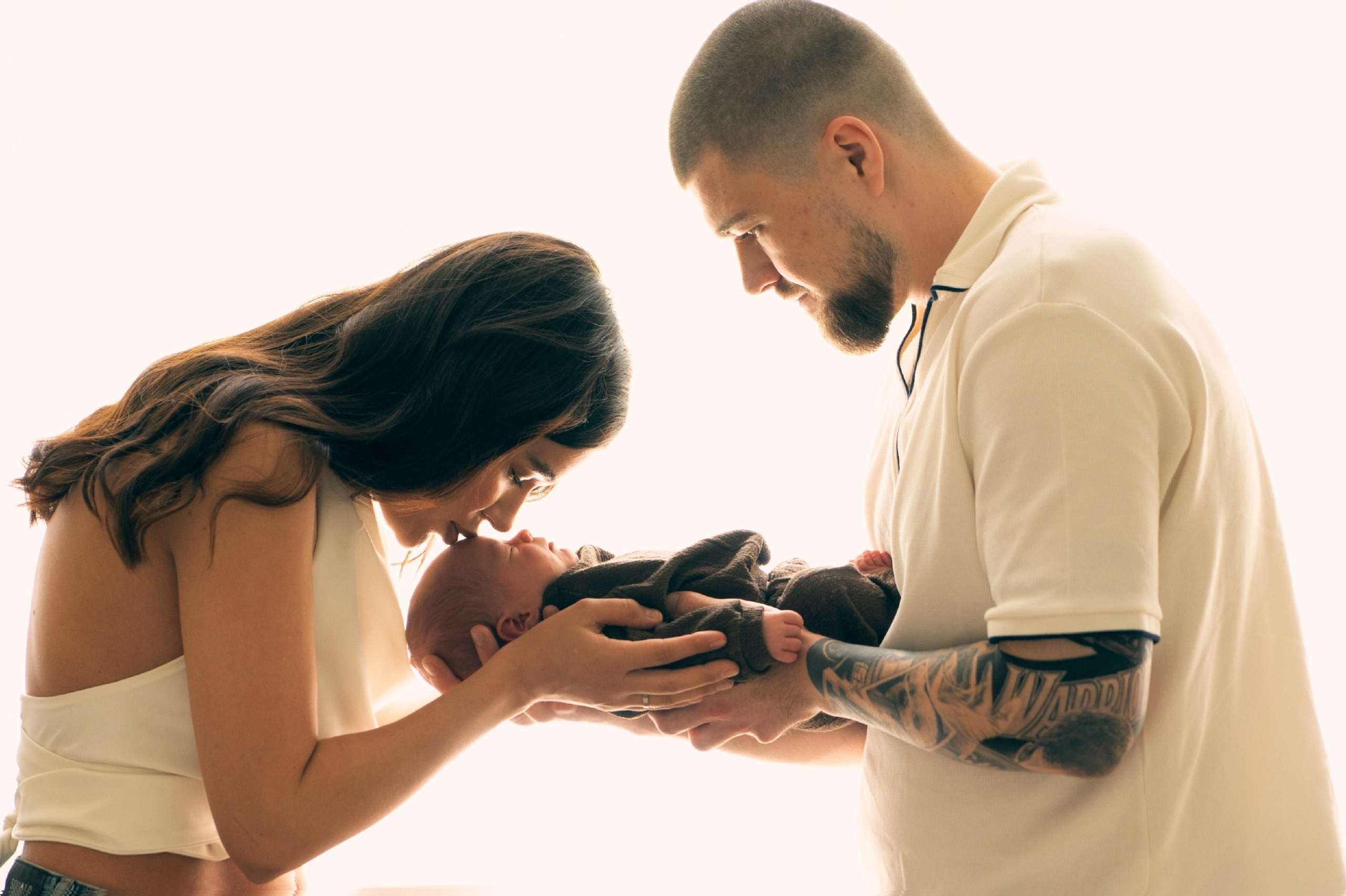 Newborn — мальчики. Фотосессия беременности в Барнауле