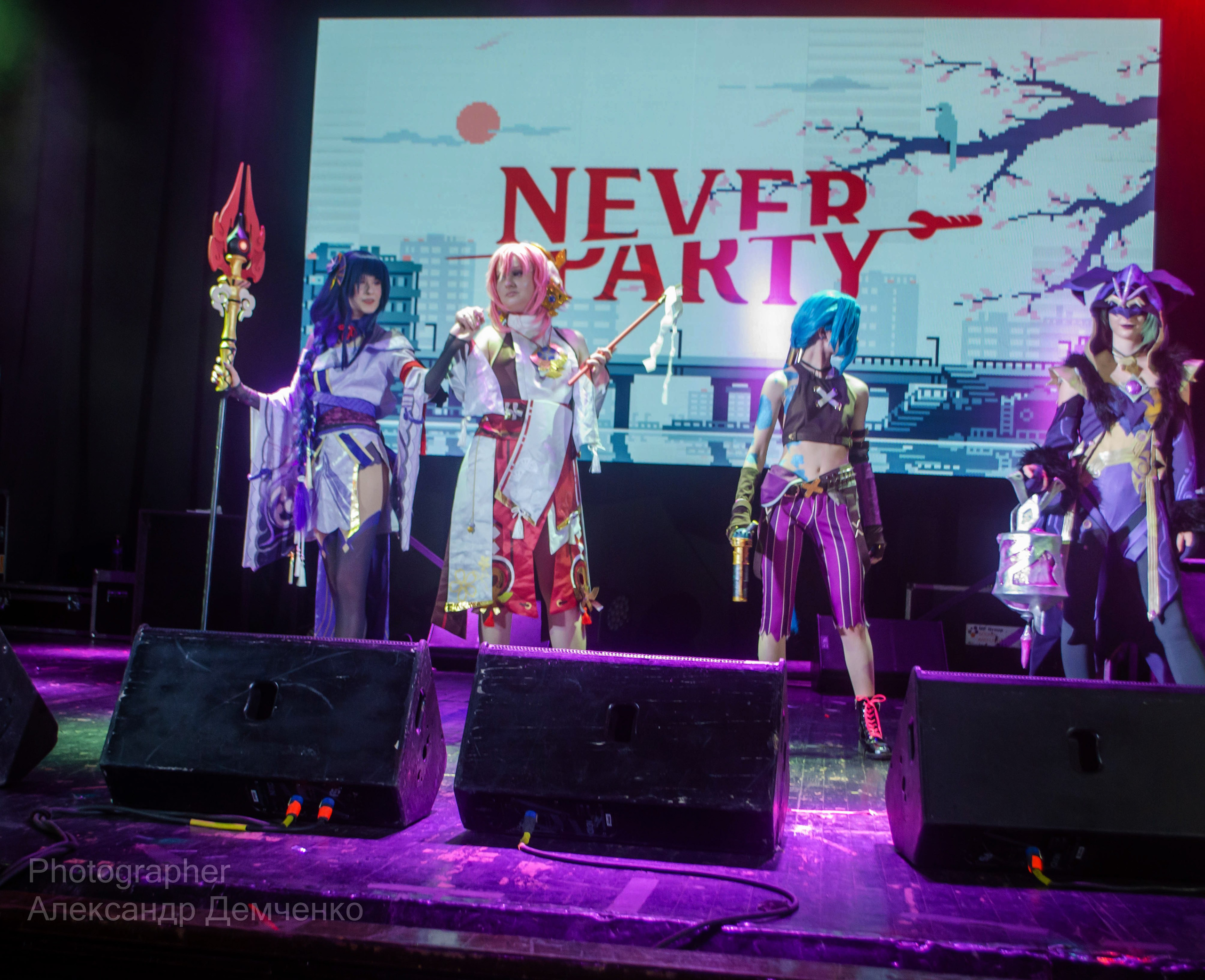 Фотосессия на фестивале косплея Never Party 3.0 в Москва