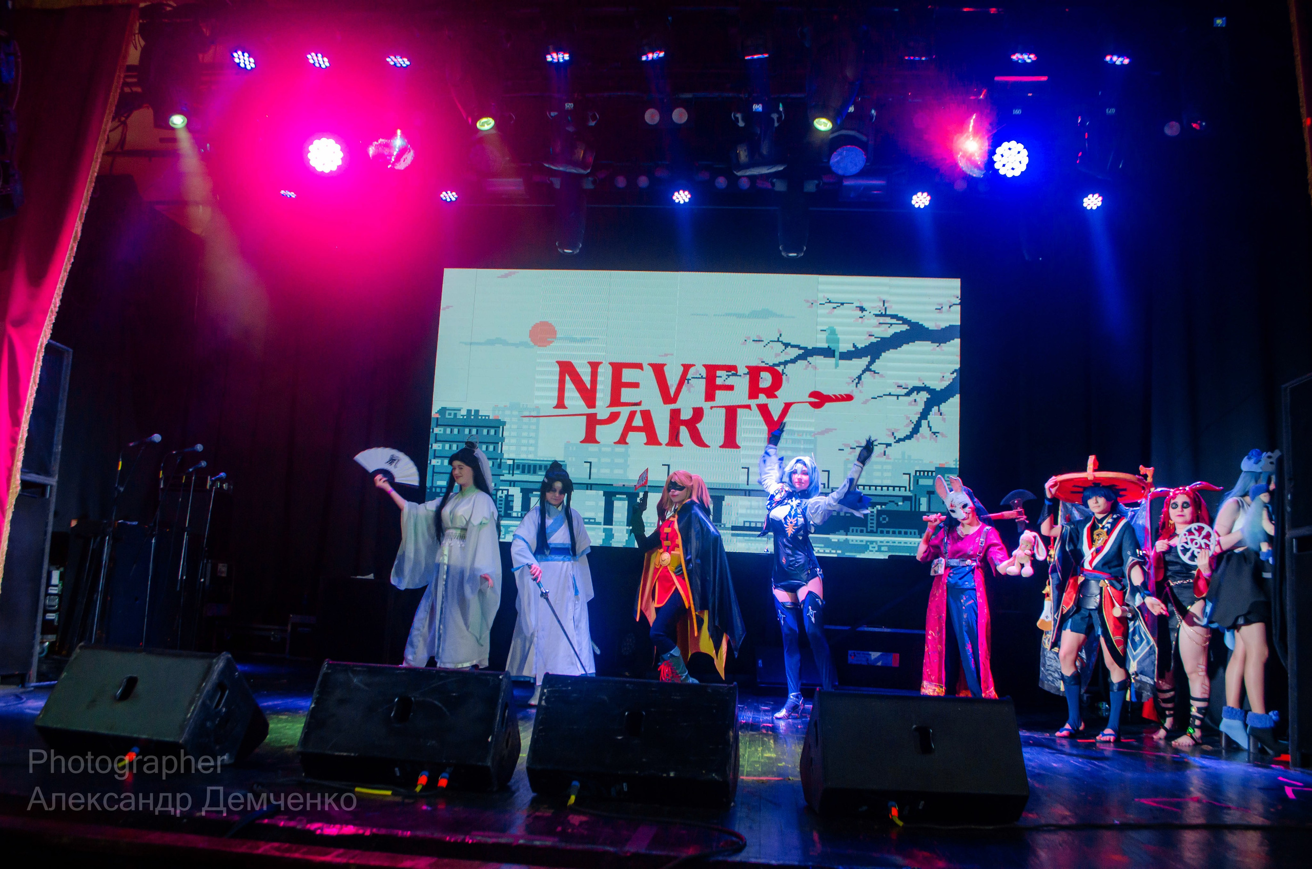 Фотосессия на фестивале косплея Never Party 3.0 в Москва