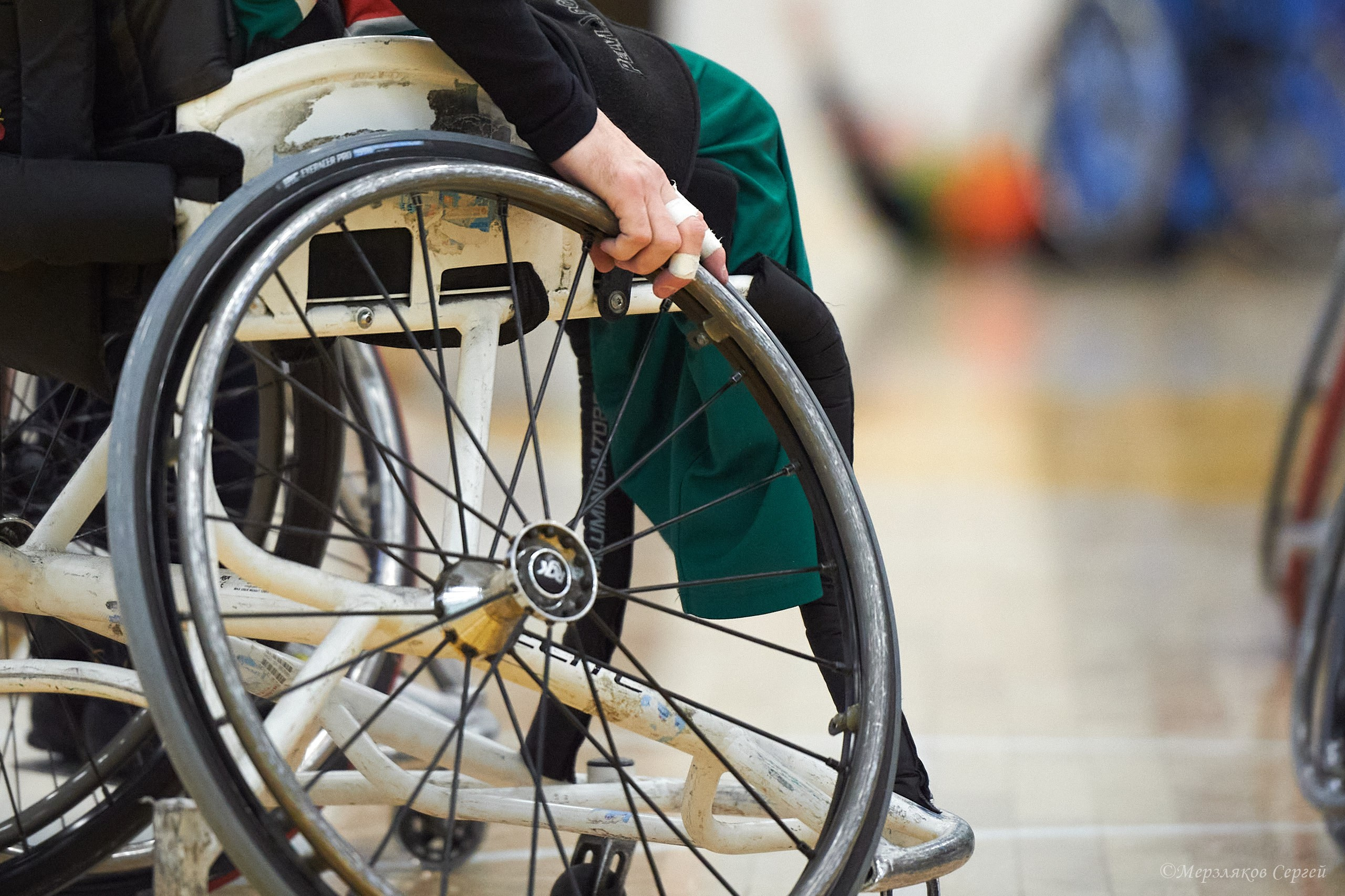 X традиционный Рождественский турнир по баскетболу на колясках. Ижевск. Спортивный репортажный фотограф в Ижевске Сергей Мерзляков