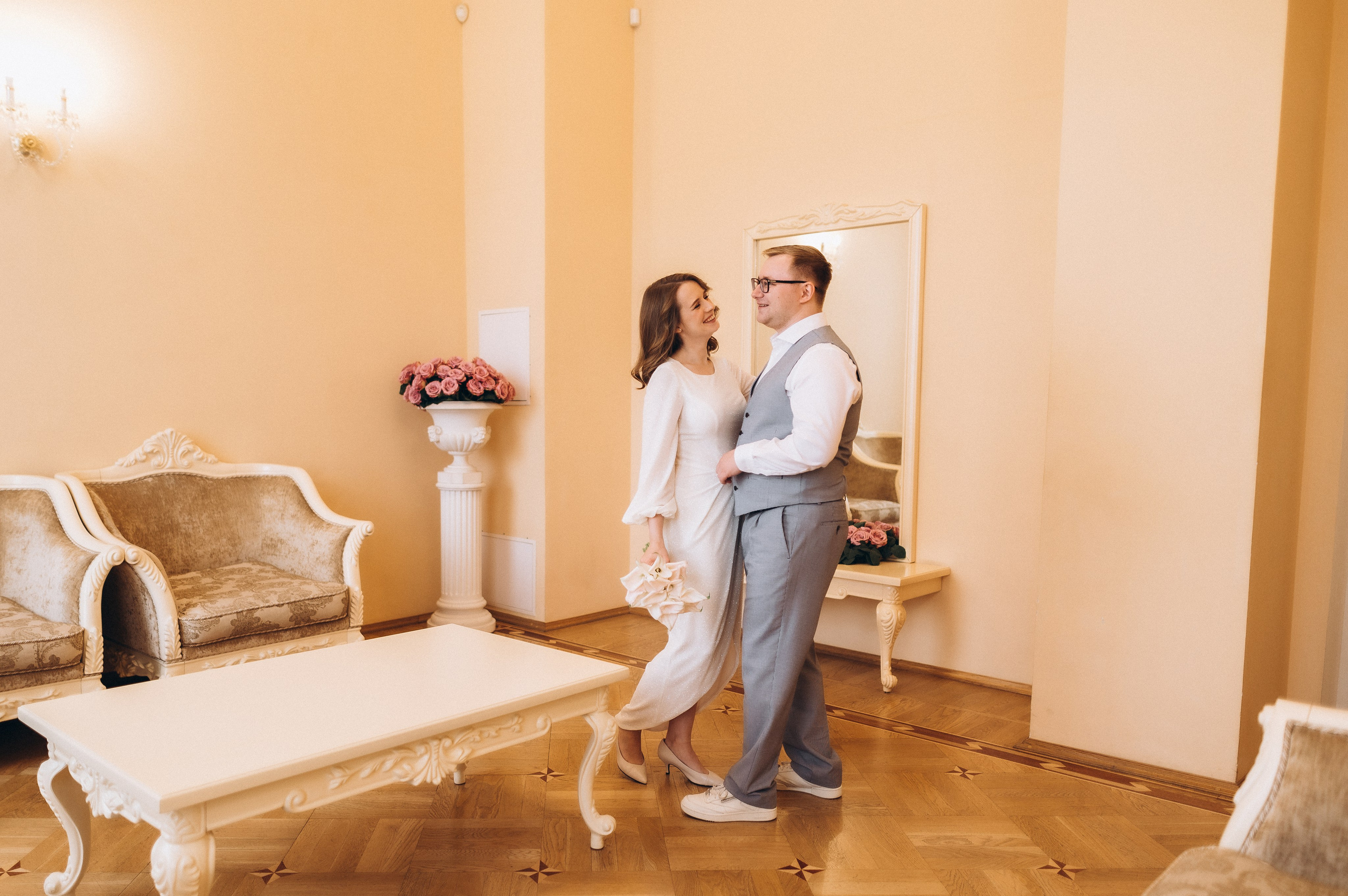 Загс+Оранжерея (камерная свадьба). Фотограф ПИТЕР СПБ Надежда Баранова