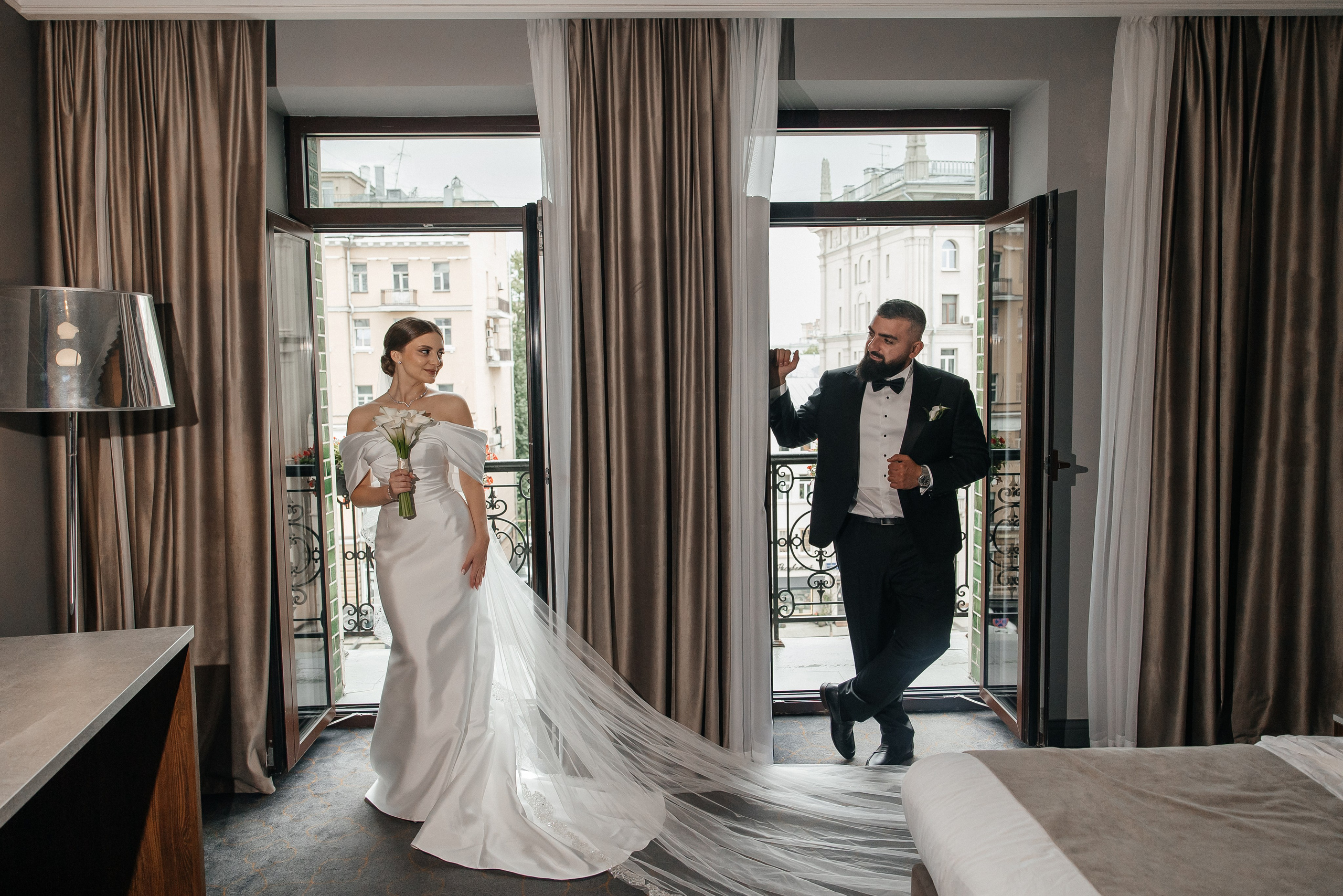 свадебная фотосессия в отеле Hartwell Хартвел в Москве