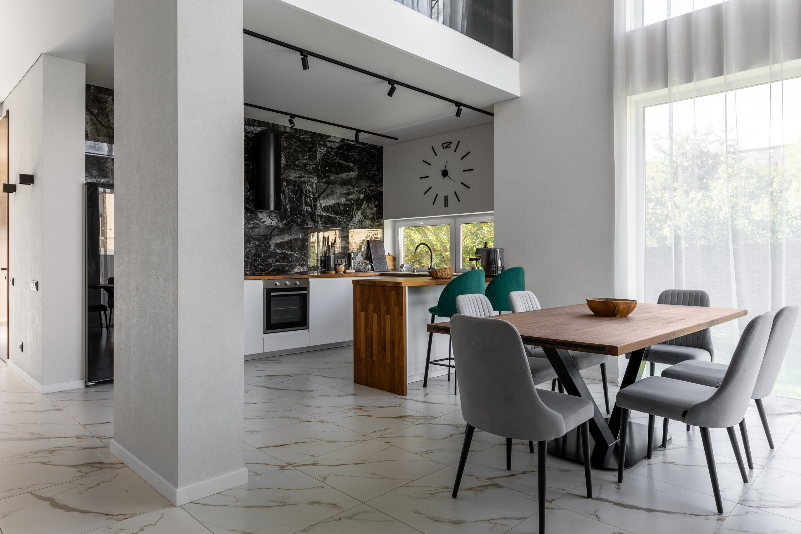 Съемка современного загородного дома для продажи. Veselinskiy| Интерьерный фотограф | Москва