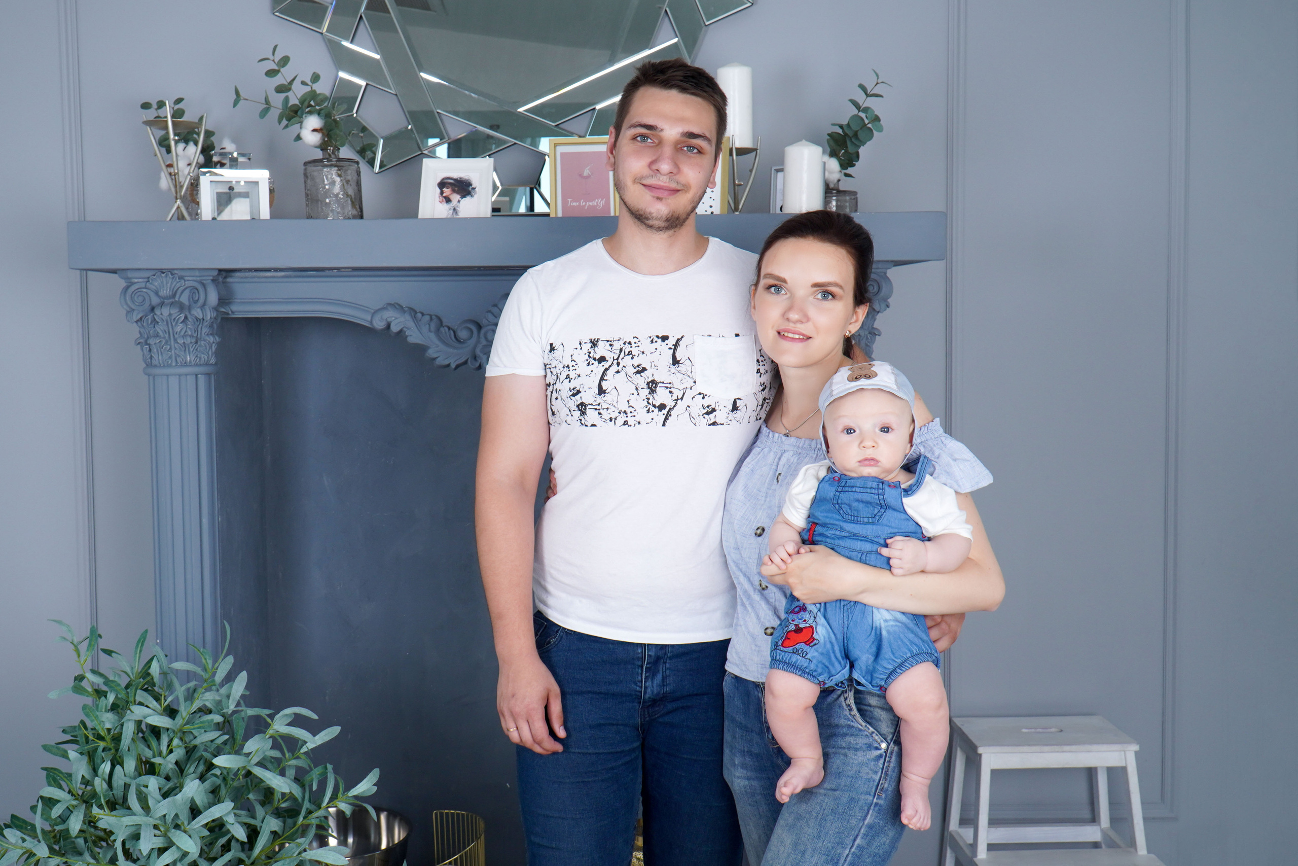 Семья Остапенко. Фотограф и ретушер в городе Ростове-на-Дону Слукина Анна