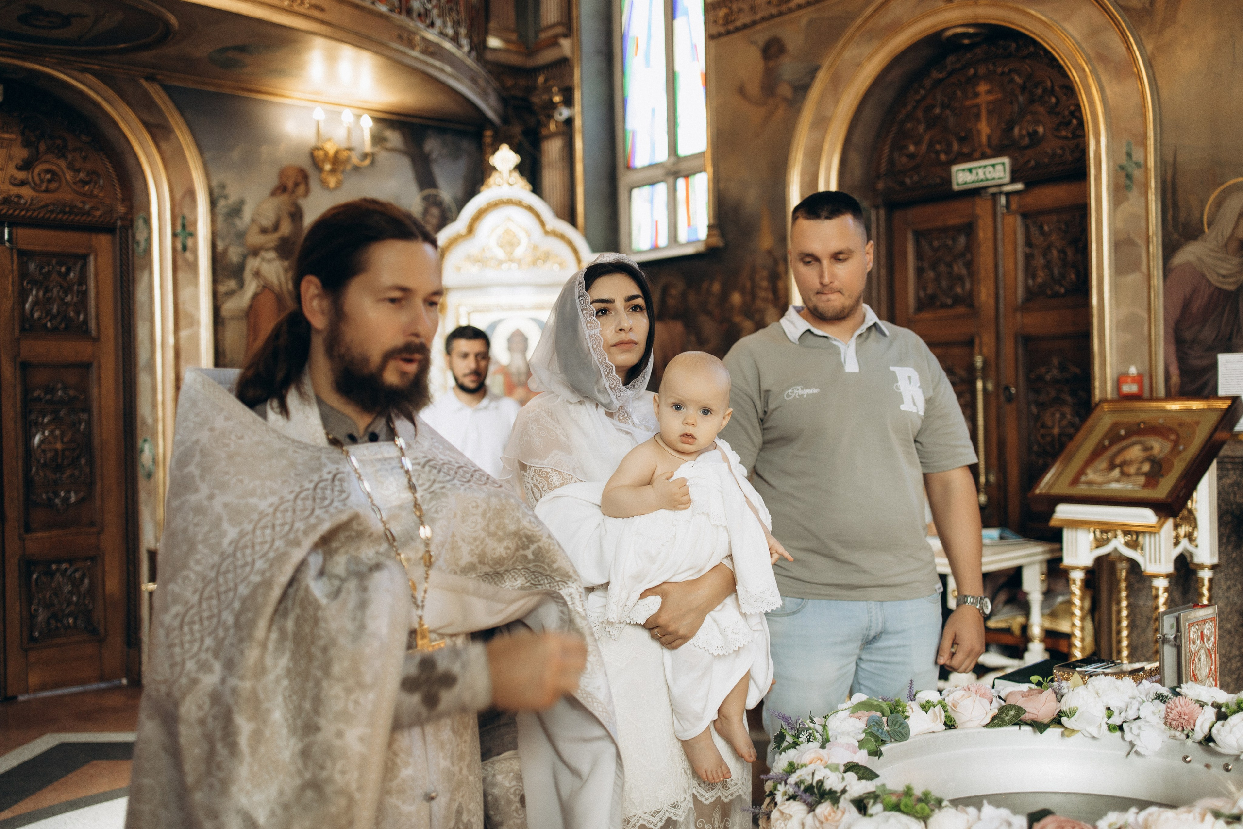 Крещение Арины. Самый теплый фотограф в Краснодаре Рябоконь Ксения