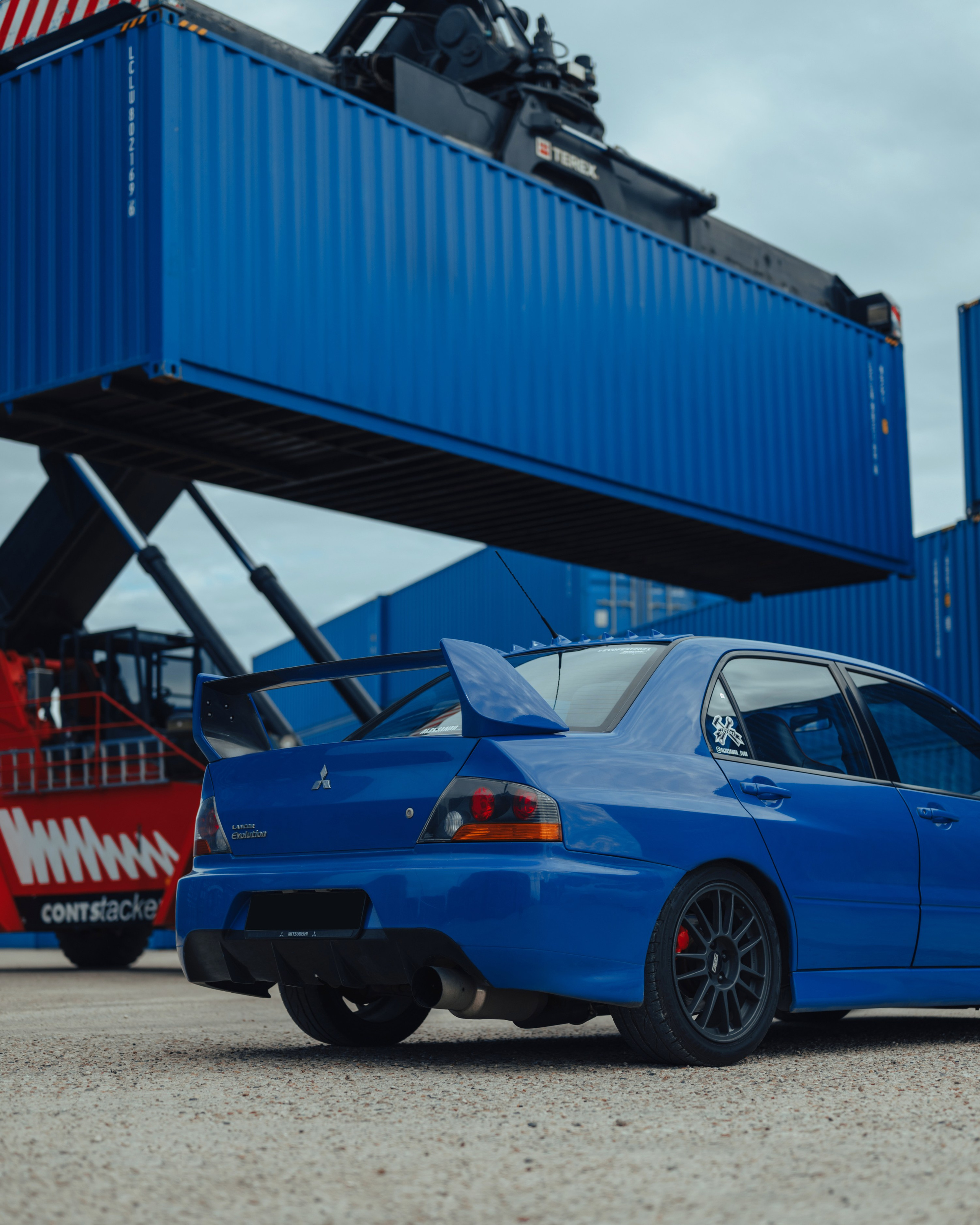Mitsubishi Lancer Evo VIII. DeLorein