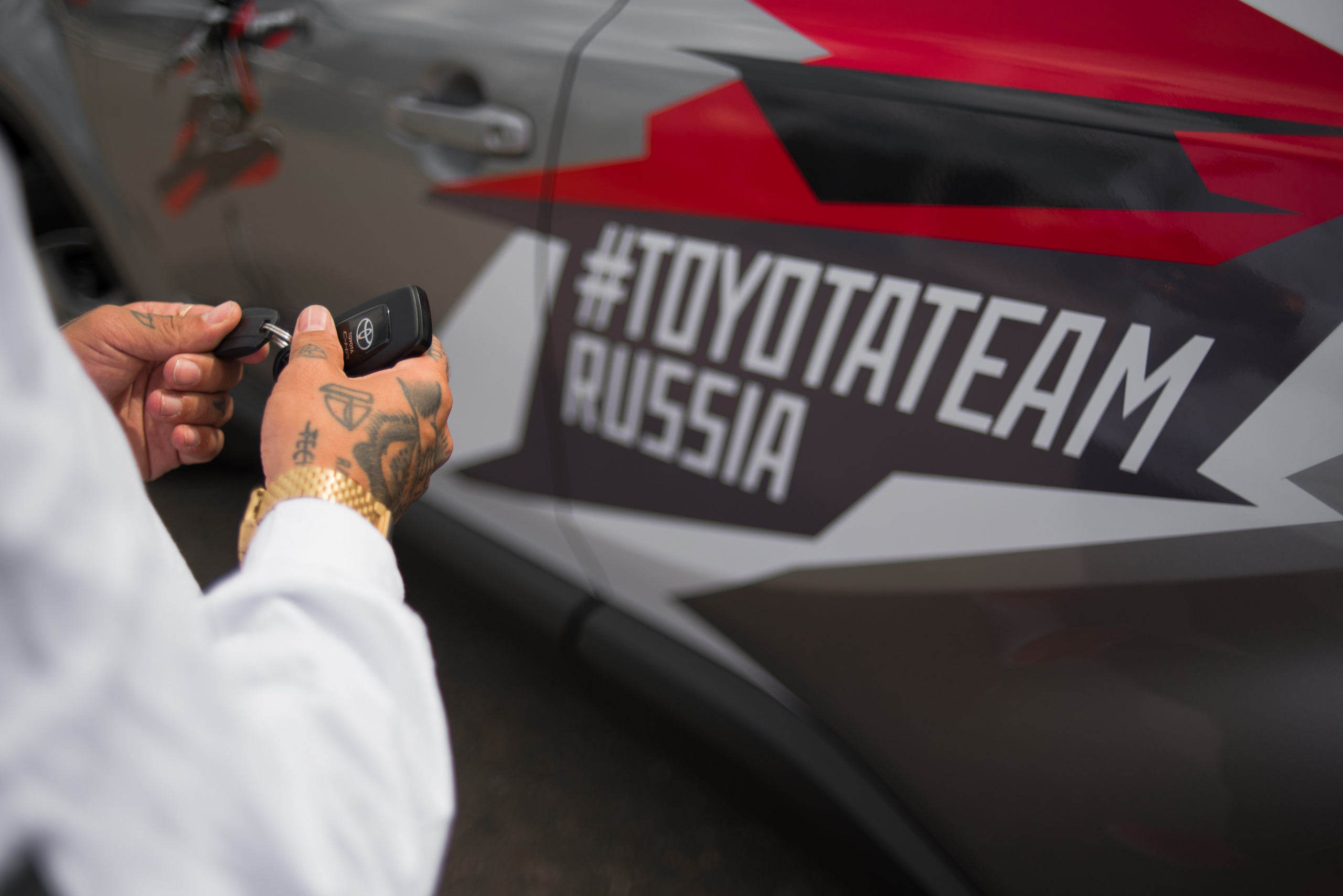 Атлеты Toyota Team Russia. DeLorein