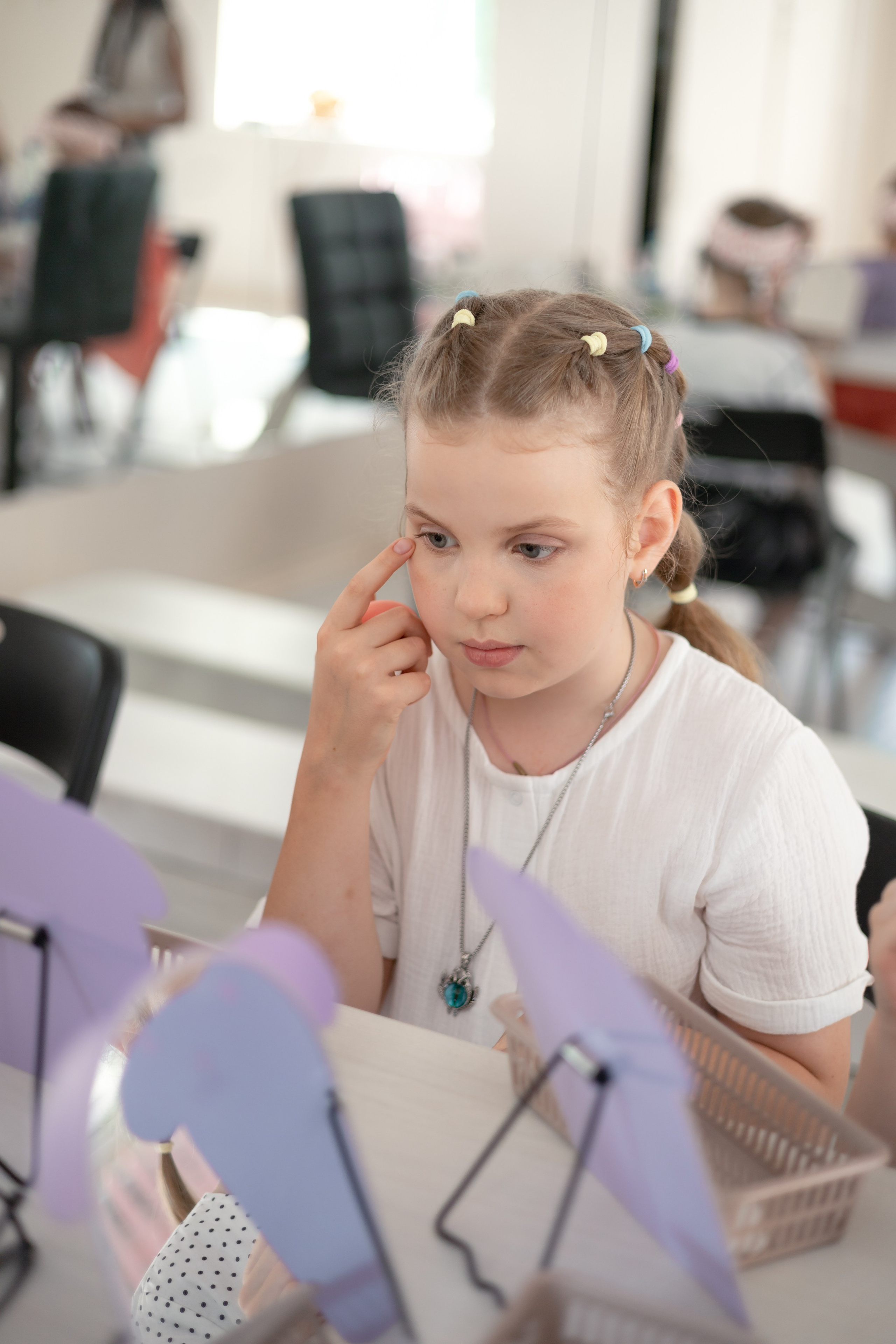 Мастер-класс макияжа на 9-й день рождения Вероники. Школа для девочек во Владивостоке — Само Совершенство