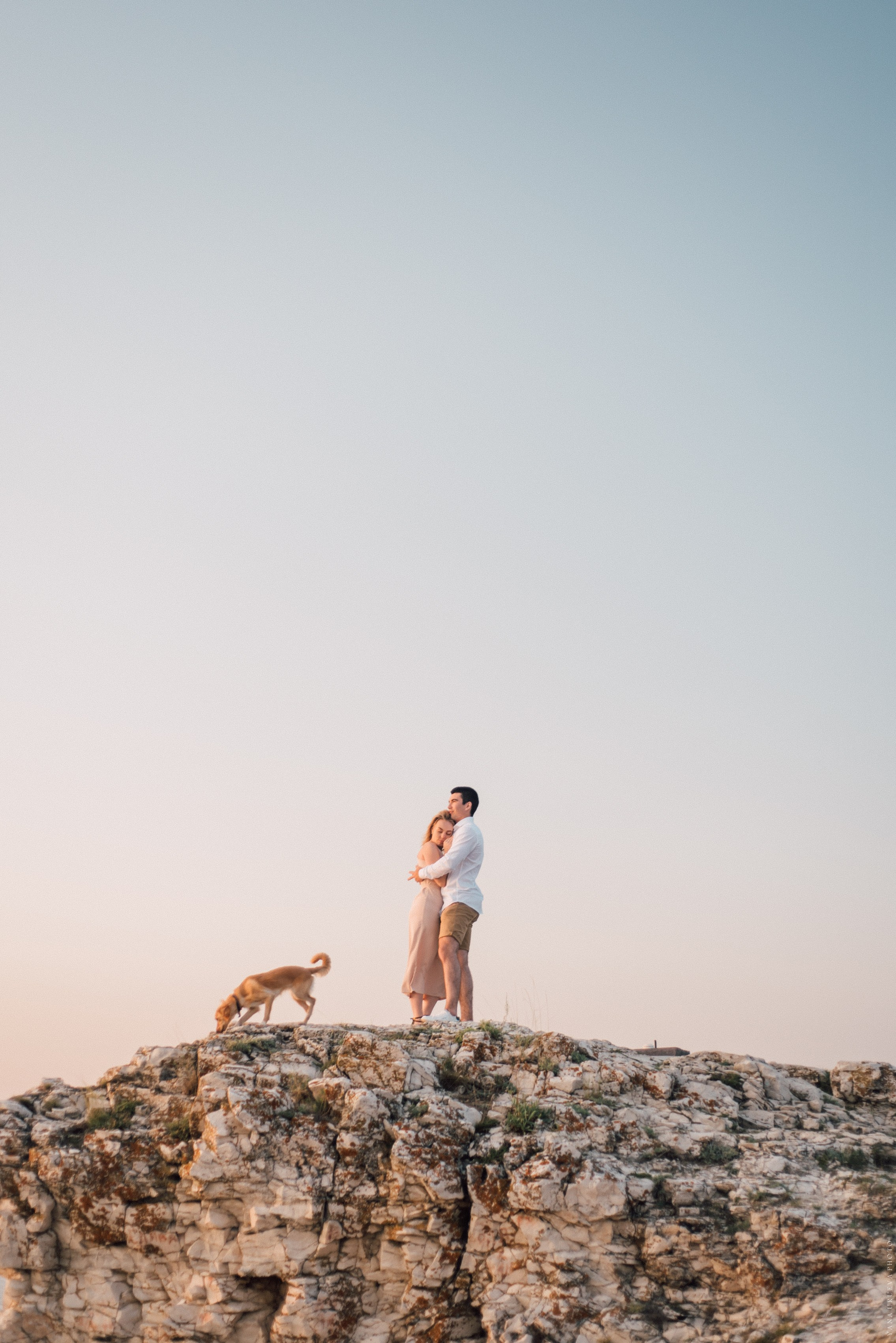 фотосессия на вершине горы