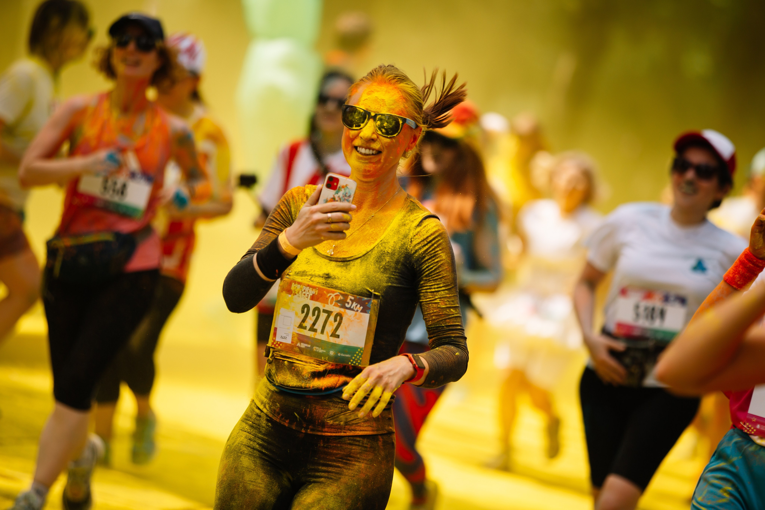 Красочный забег. Свадебный Семейный Репортажный фотограф в Москве