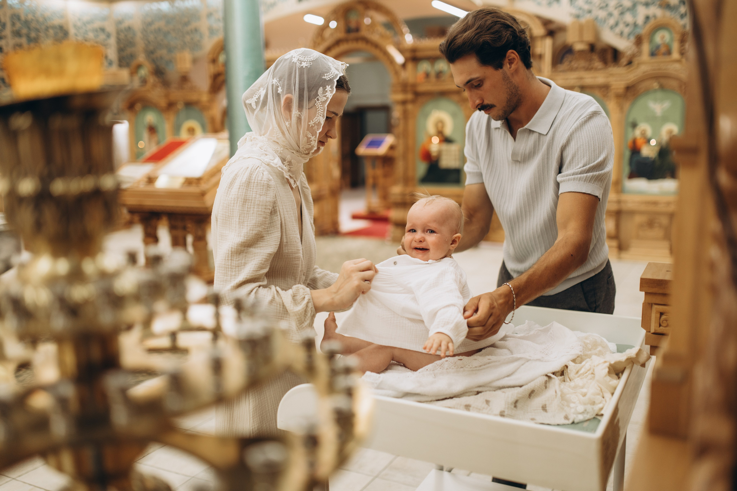 Крещение Марии и Валерии. Семейный фотограф в Краснодаре Виктория Кокоулина